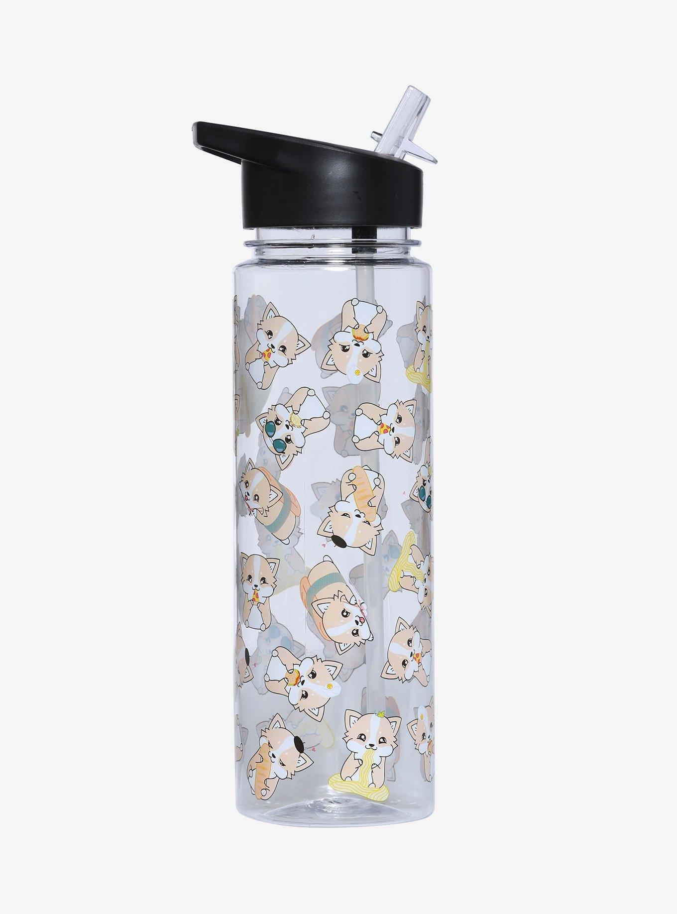 Corgi Puppy With Snacks Water Bottle, , alternate