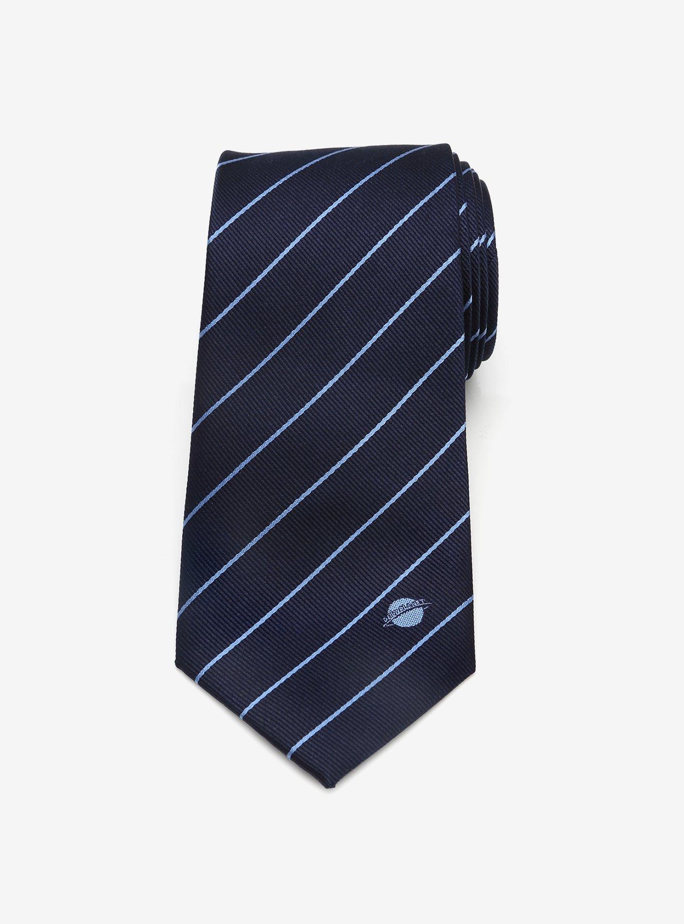 DC Comics Superman Daily Planet Navy Stripe Tie, , alternate