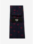 DC Comics Superman Shield Navy and Red Dot Tie, , alternate