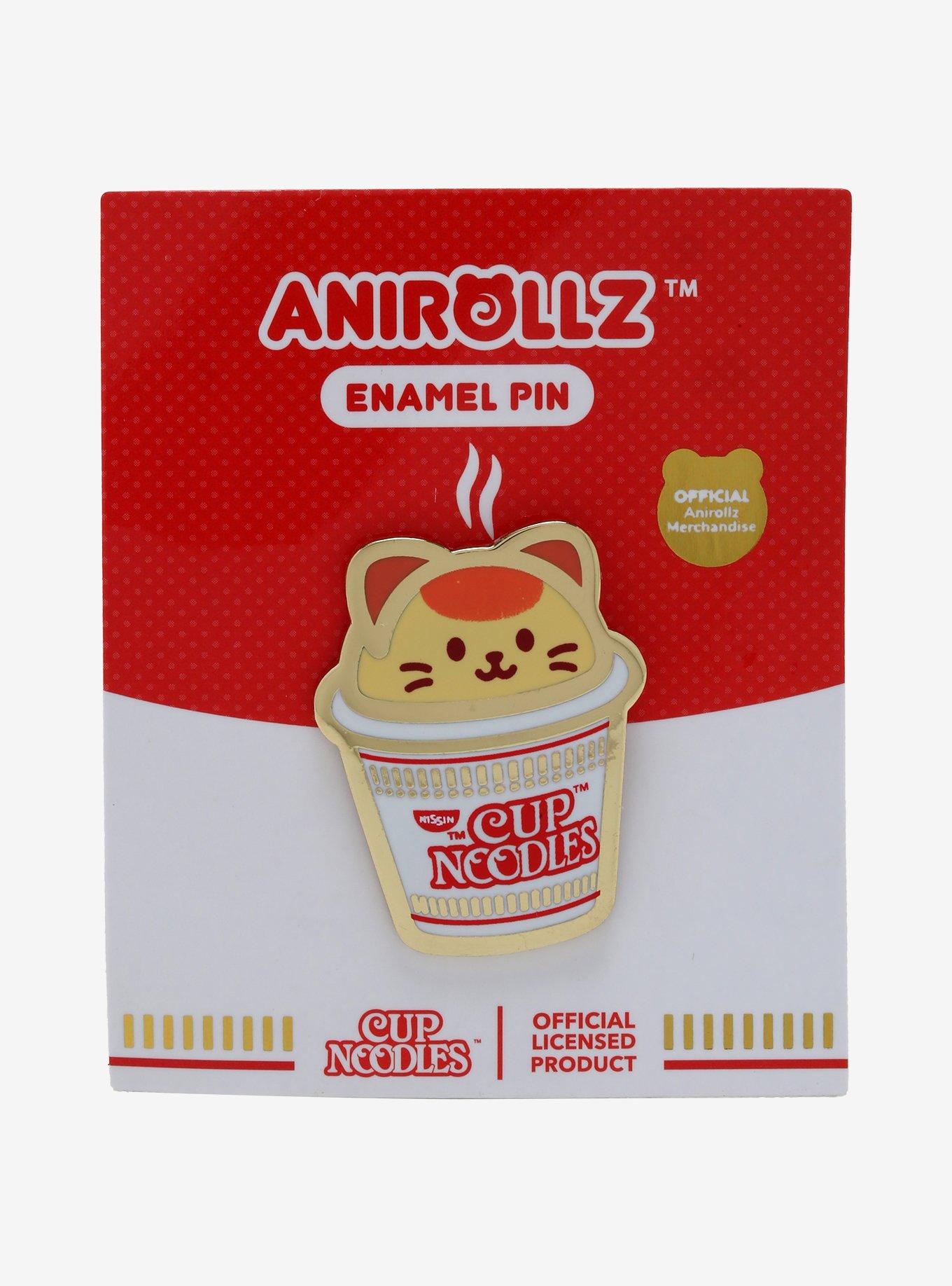 Anirollz x Cup Noodle Kittiroll Enamel Pin, , alternate