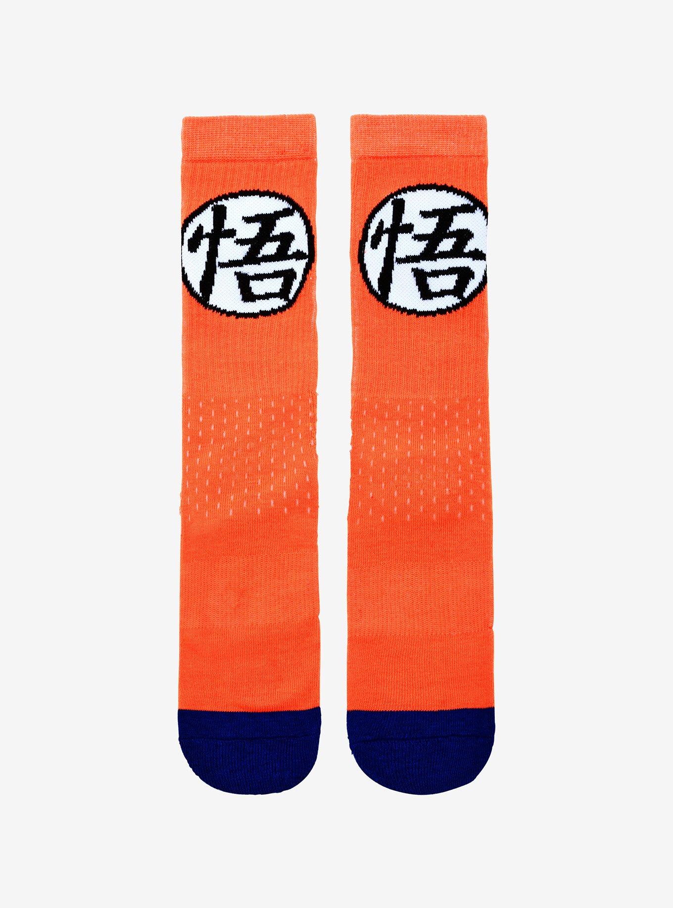 Dragon Ball Z Goku Uniform Crew Socks - BoxLunch Exclusive, , alternate