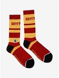 Harry Potter Gryffindor Colorblock Crew Socks - BoxLunch Exclusive, , alternate