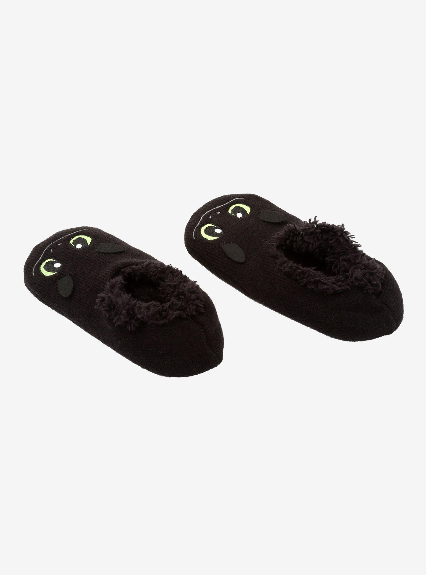 How To Train Your Dragon Toothless Cozy Slippers, , alternate