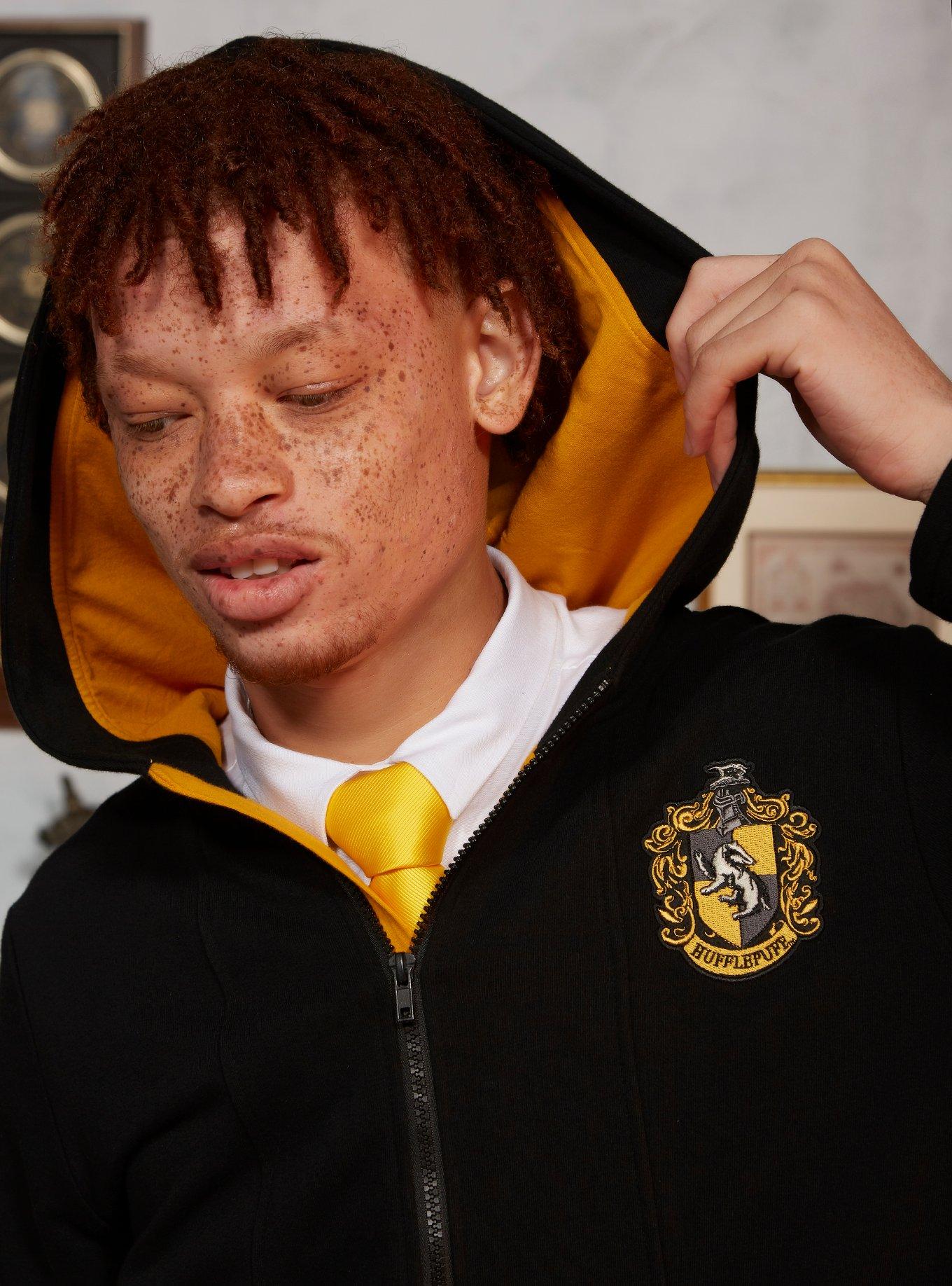 Harry Potter Hufflepuff Zip-Up Hoodie Cloak, MULTI, alternate