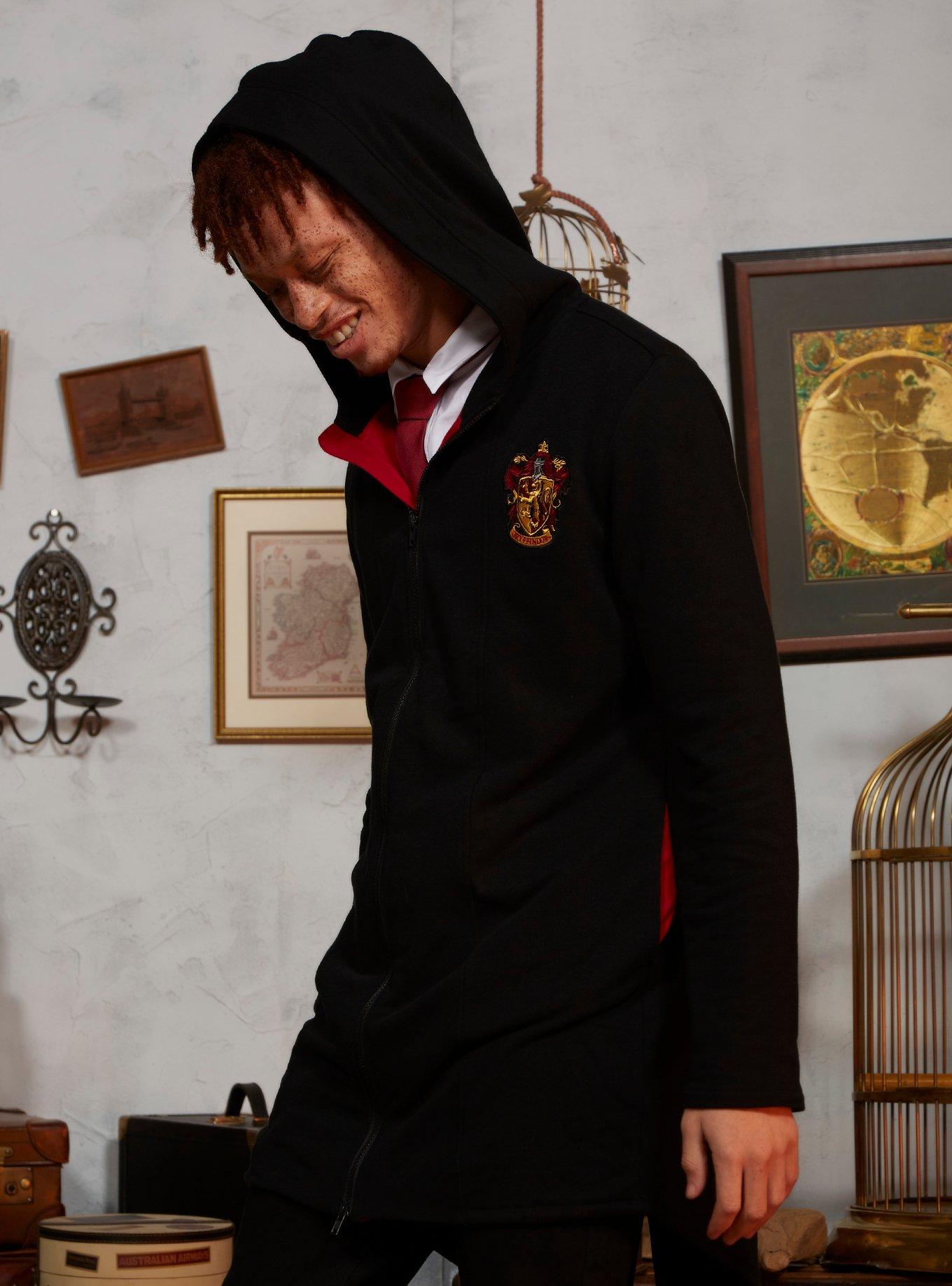 Harry Potter Gryffindor Zip-Up Hoodie Cloak, MULTI, alternate