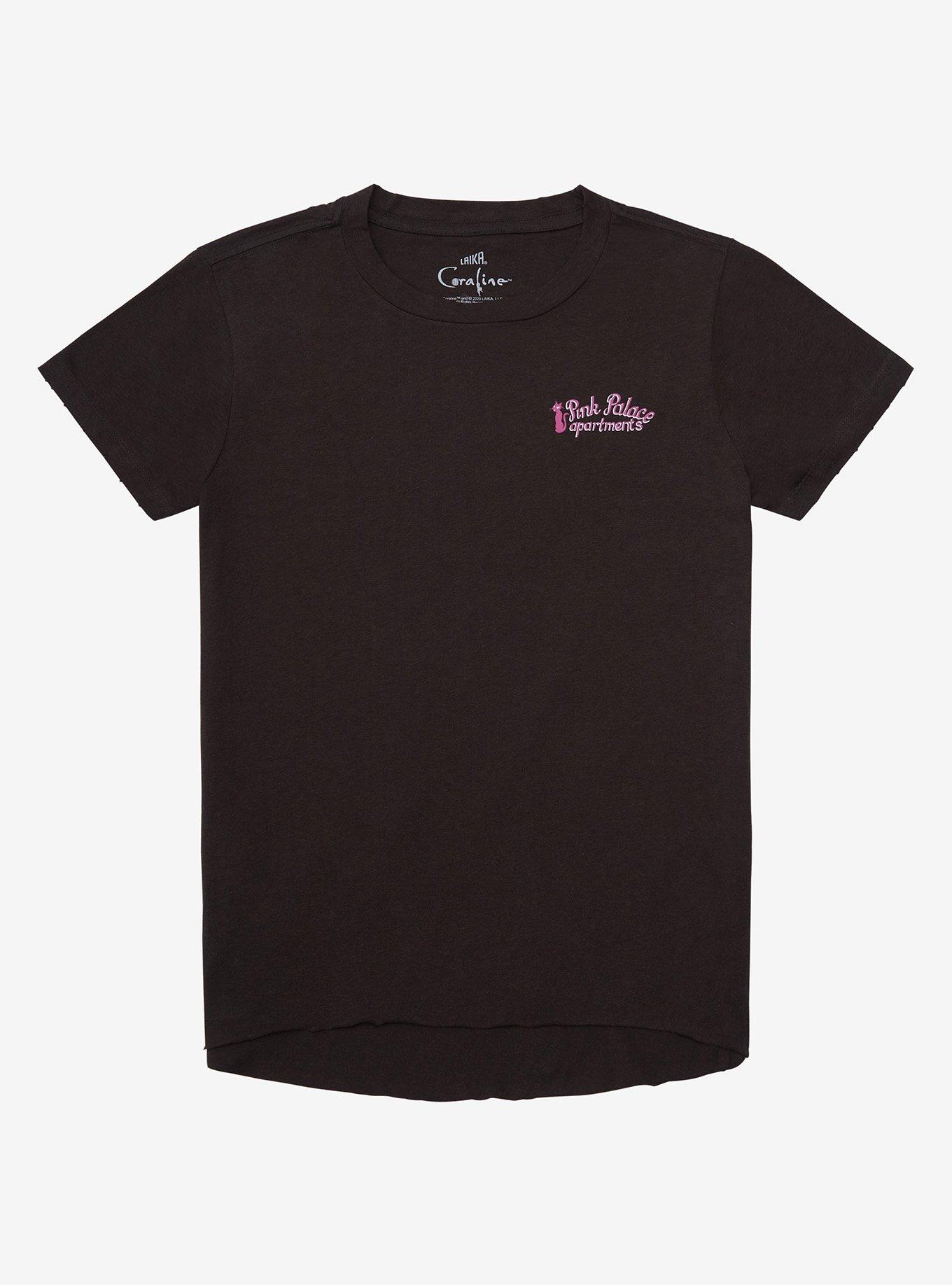 Coraline Pink Palace Apartments T-Shirt - BoxLunch Exclusive, PINK, alternate