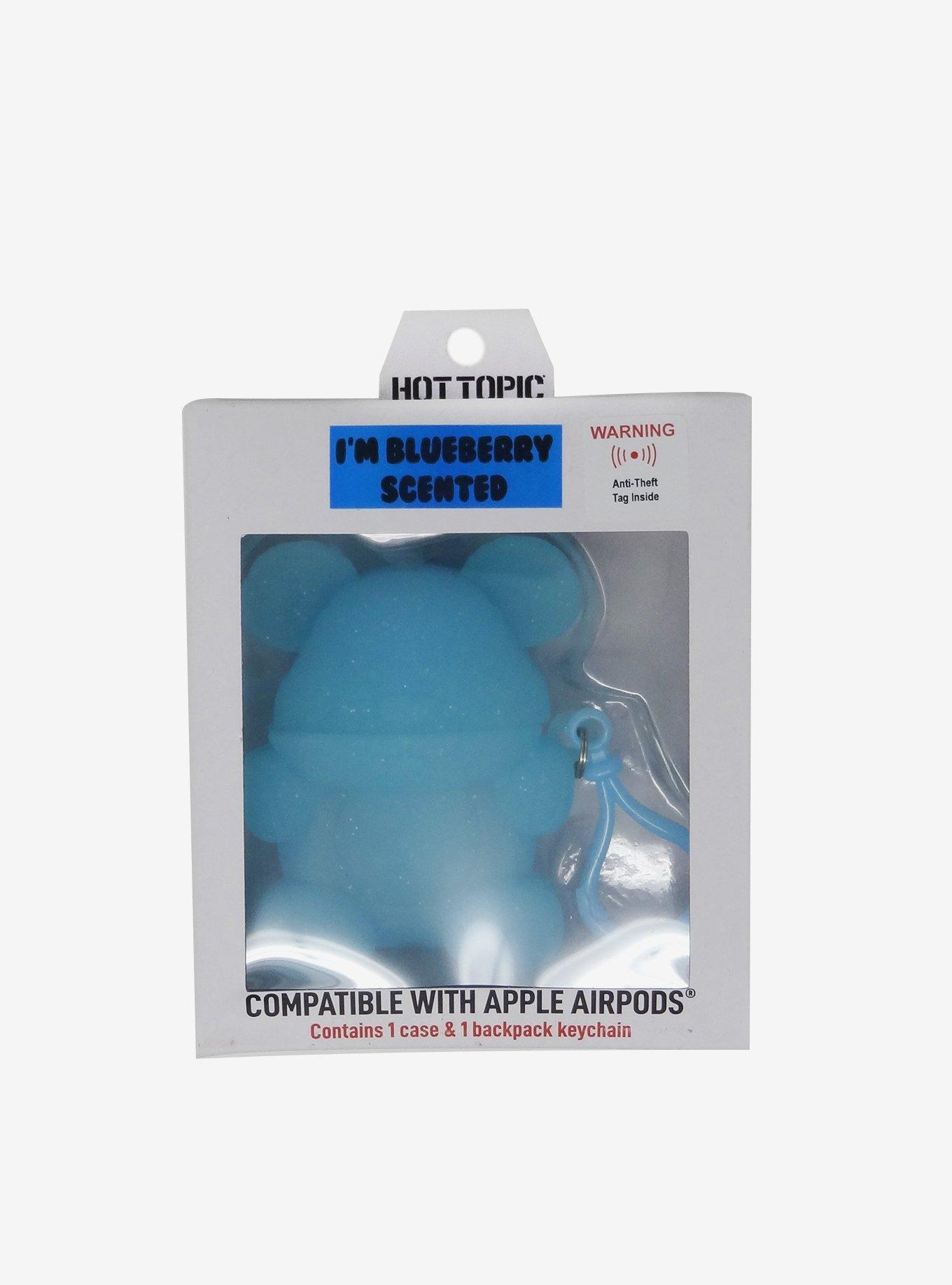 Blue Candy Bear Wireless Earbud Case Cover, , alternate