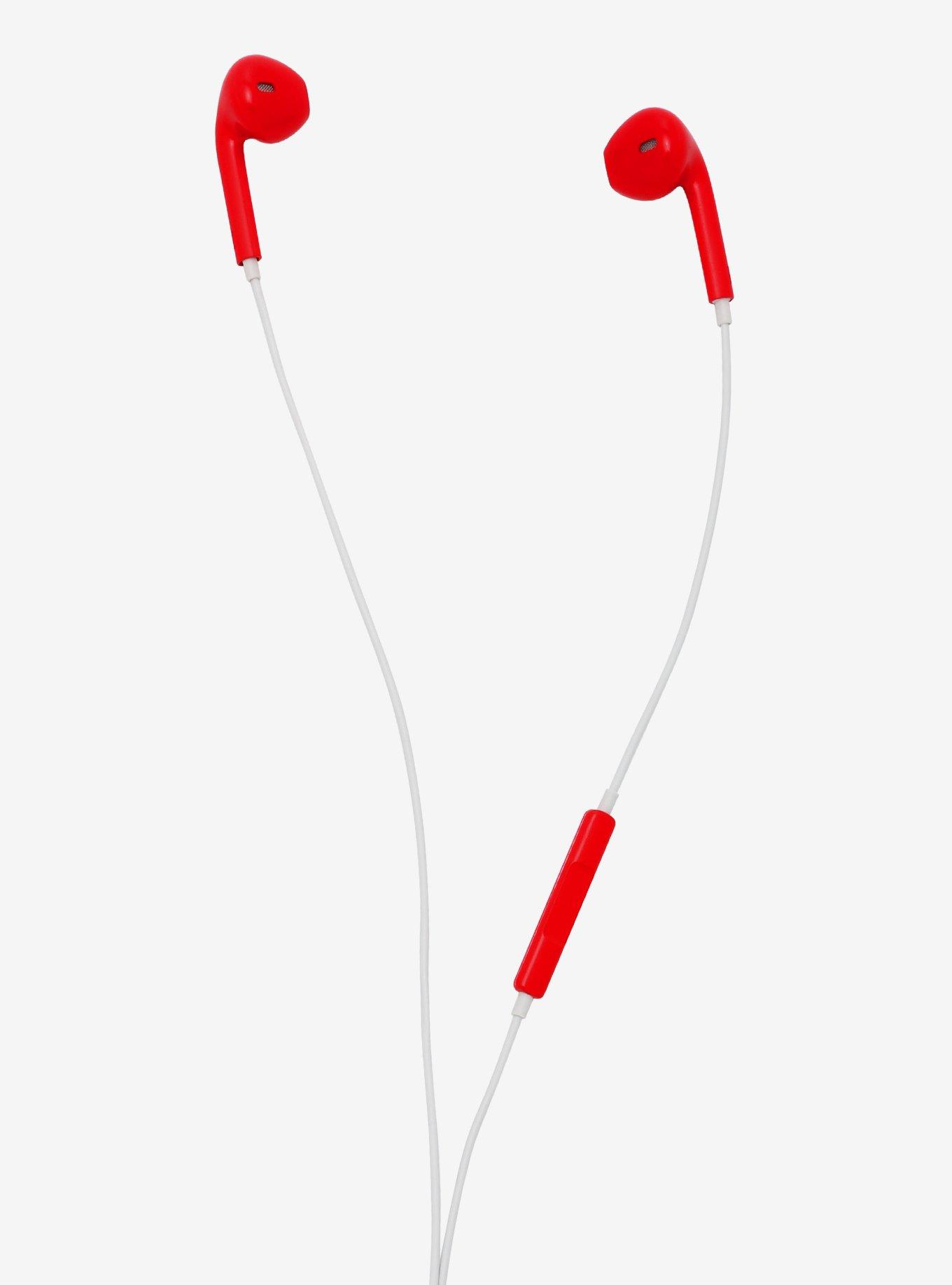 Red Earbuds, , alternate