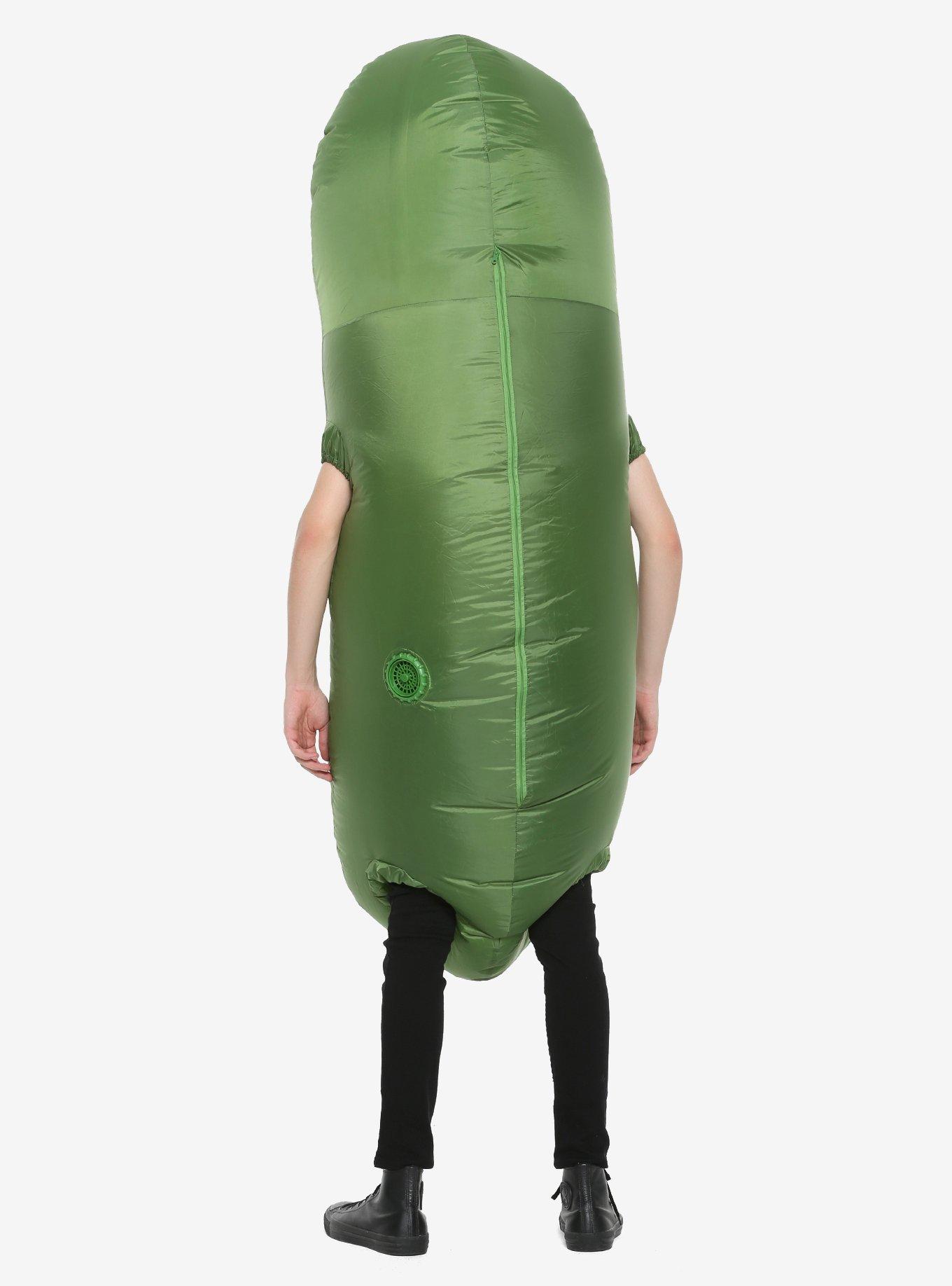 Rick And Morty Pickle Rick Inflatable Costume, , alternate