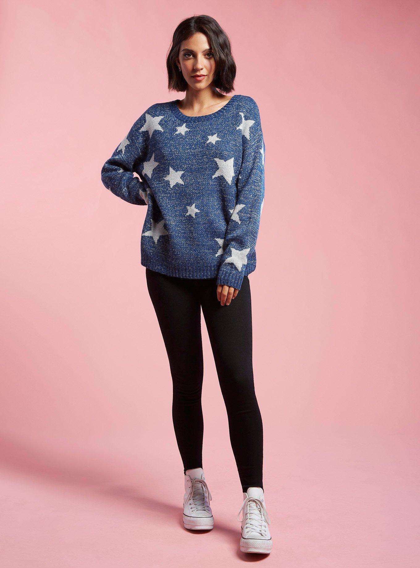Coraline Silver Star Sweater, MULTI, alternate