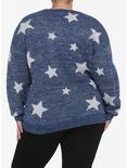Coraline Silver Star Girls Sweater Plus Size, SILVER, alternate