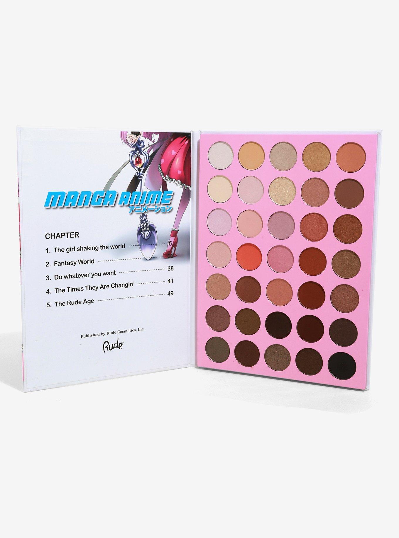 Rude Cosmetics Manga Anime Book 2 Eyeshadow Palette, , alternate