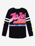 JoJo's Bizarre Adventure: Golden Wind Logo Girls Athletic Jersey, MULTI, alternate