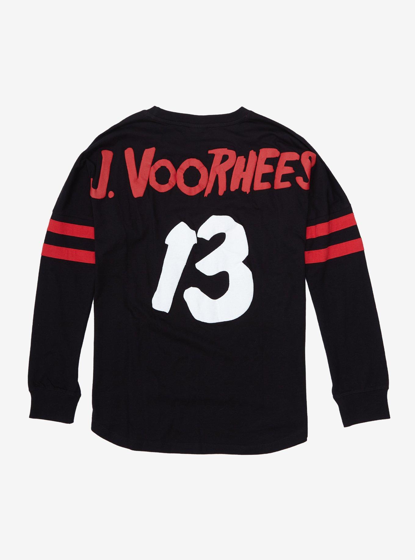 Friday The 13th Jason Mask Girls Athletic Jersey Plus Size, MULTI, alternate