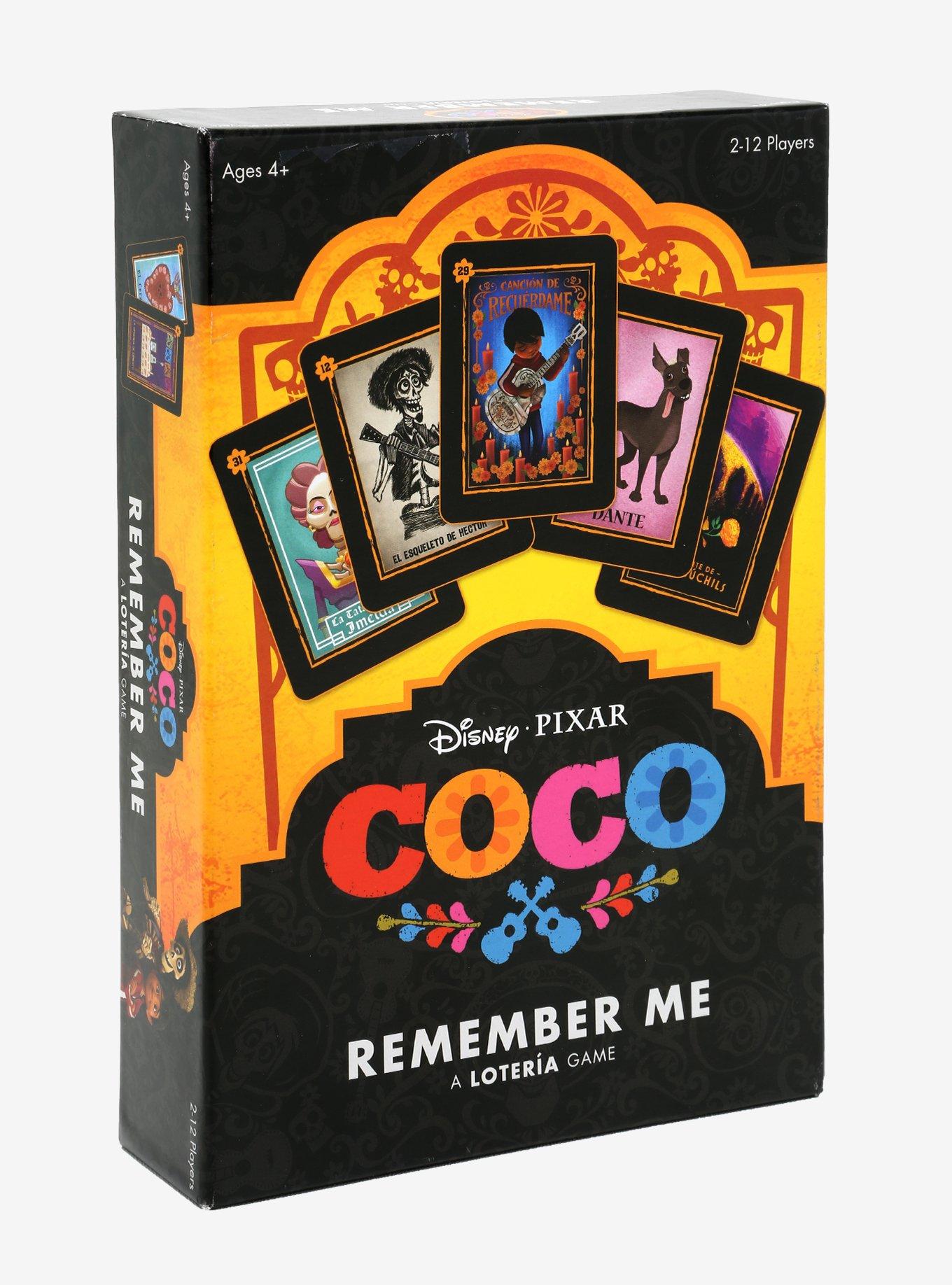 Disney Pixar Coco Remember Me Lotería Card Set - BoxLunch Exclusive, , alternate
