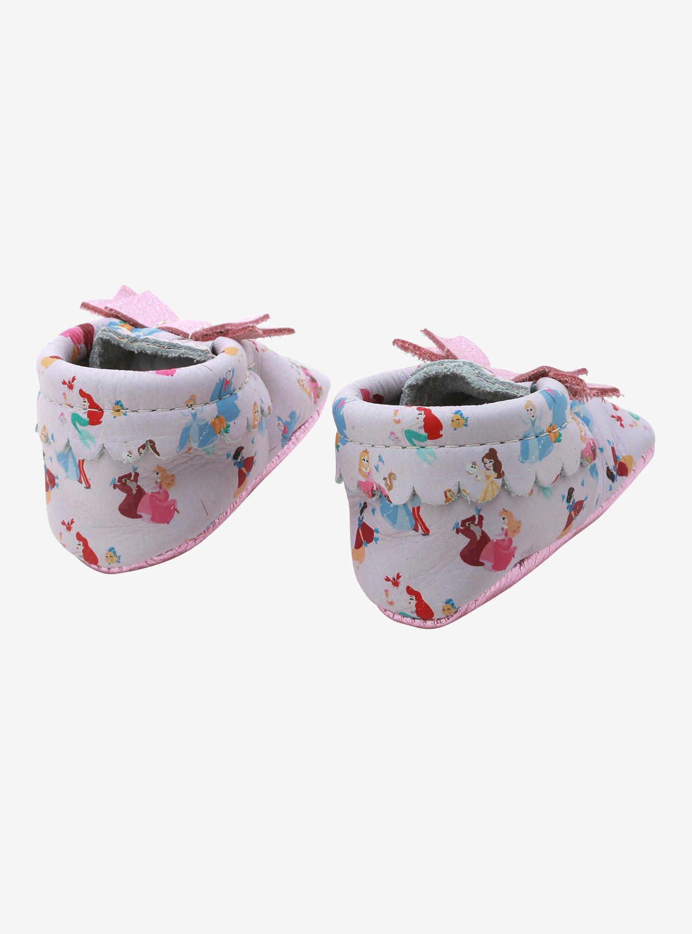 Freshly Picked Disney Princess Bow Infant Moccasins, MULTI, alternate