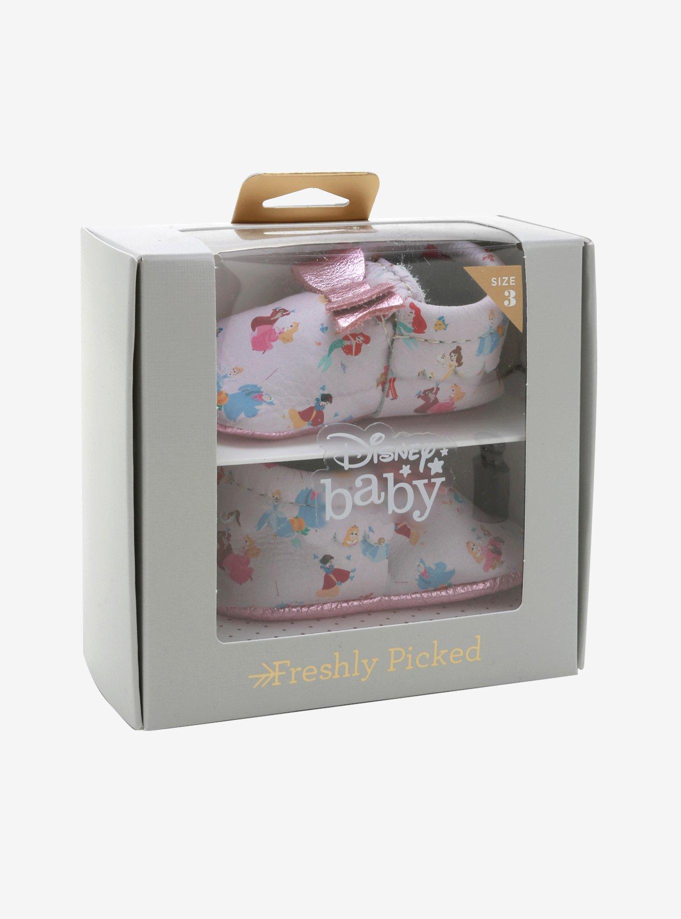 Freshly Picked Disney Princess Bow Infant Moccasins, MULTI, alternate