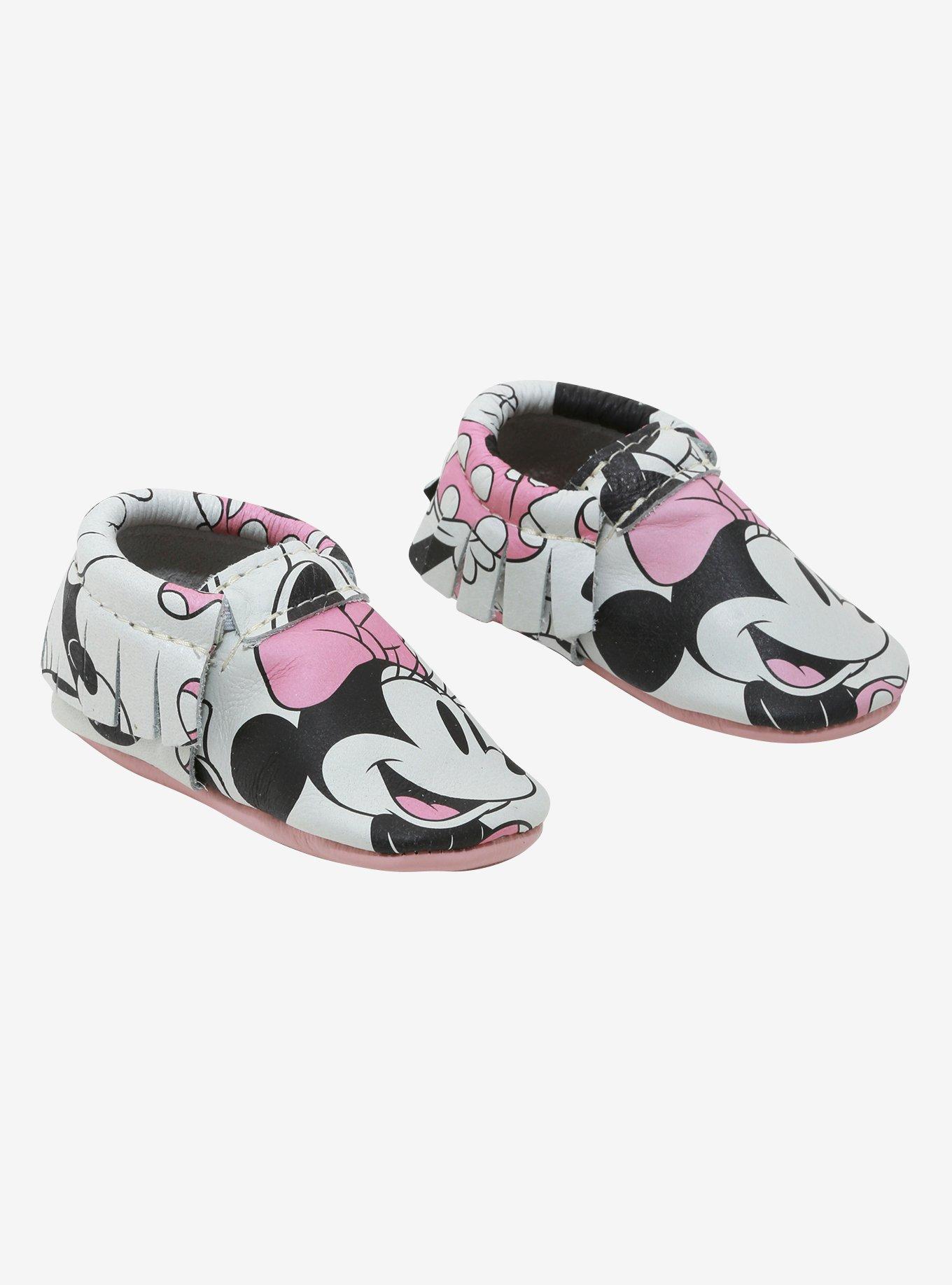 Freshly Picked Disney Minnie Mouse Infant Moccasins, MULTI, alternate