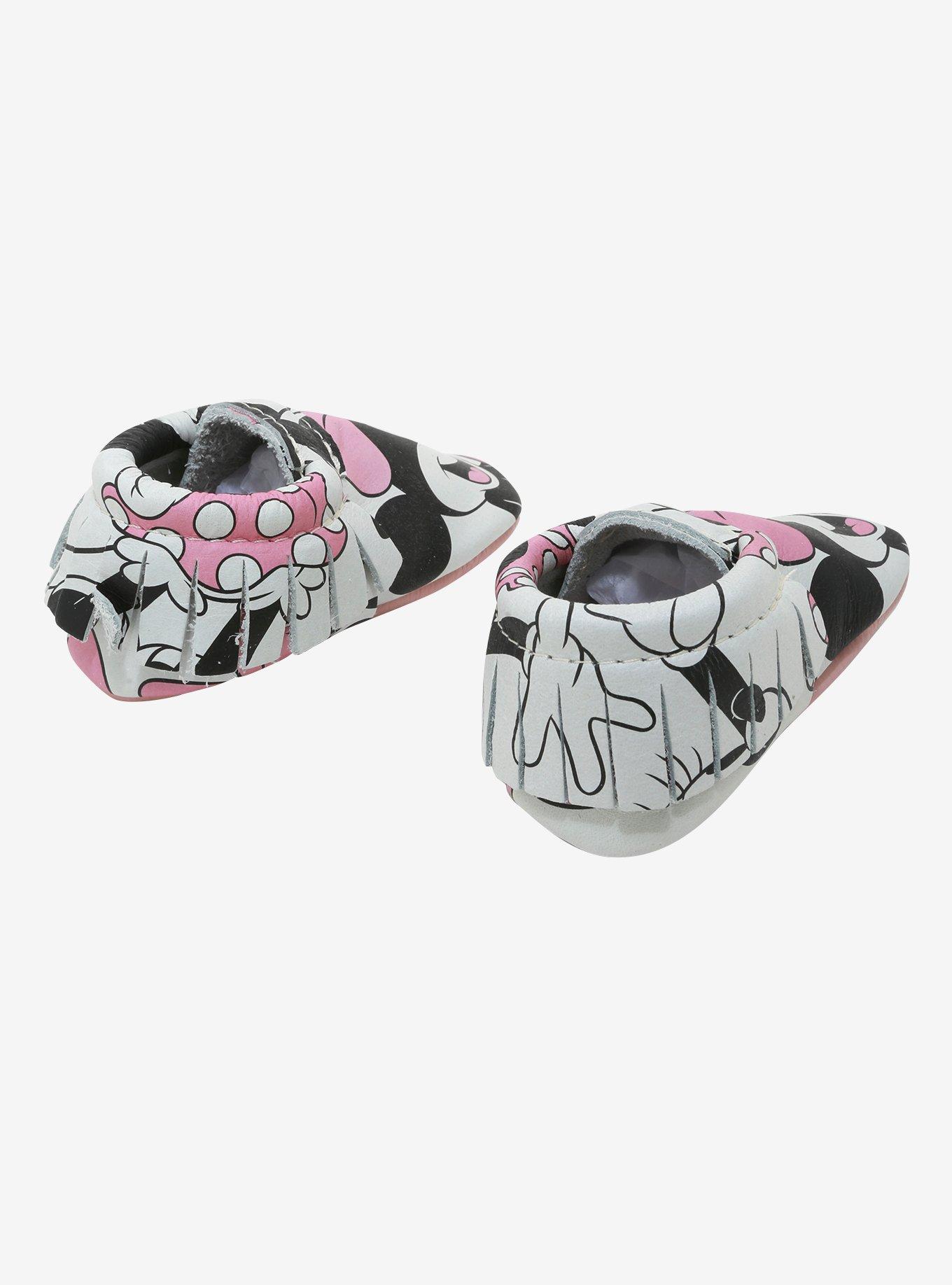 Freshly Picked Disney Minnie Mouse Infant Moccasins, MULTI, alternate