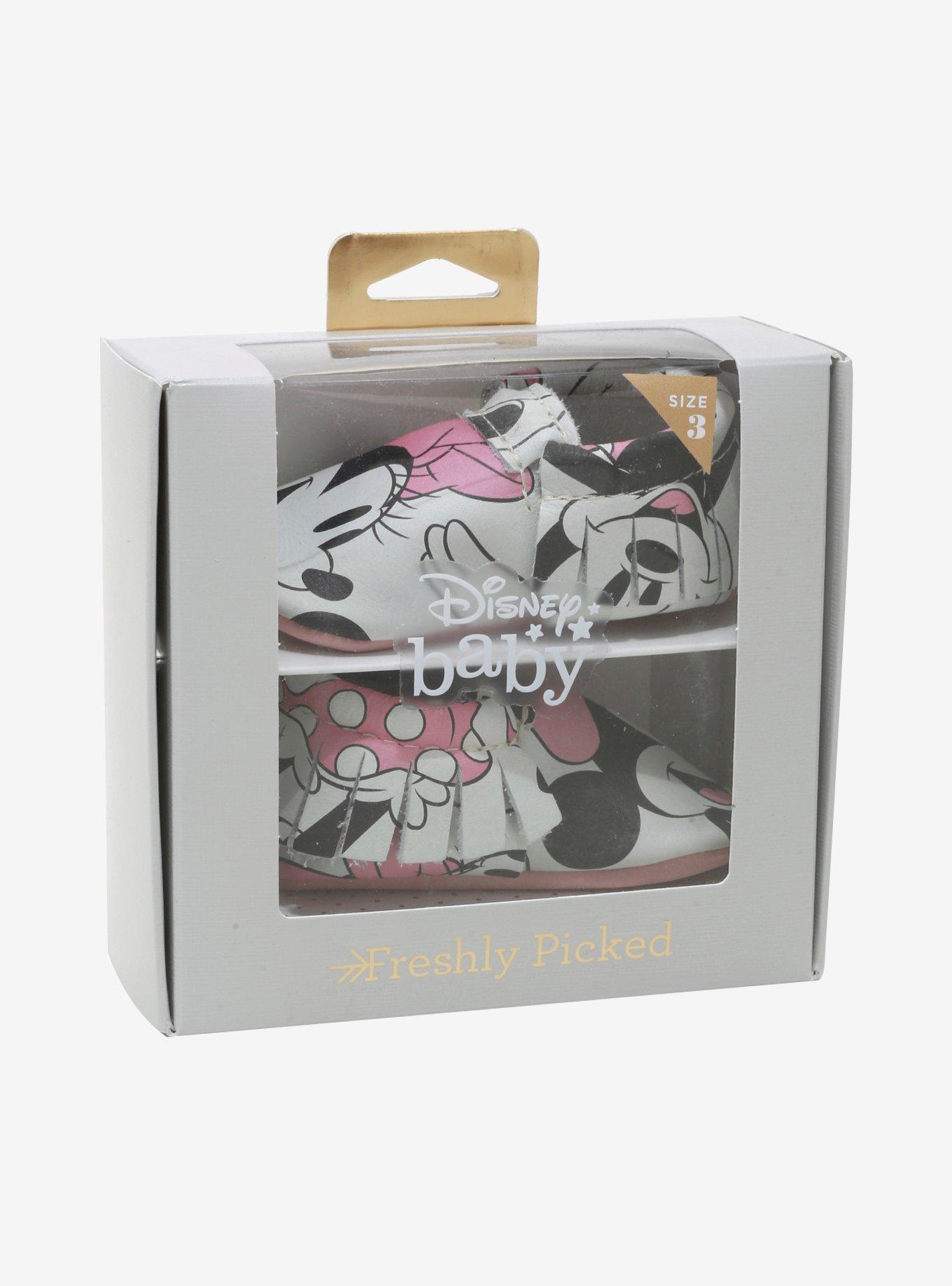 Freshly Picked Disney Minnie Mouse Infant Moccasins, MULTI, alternate