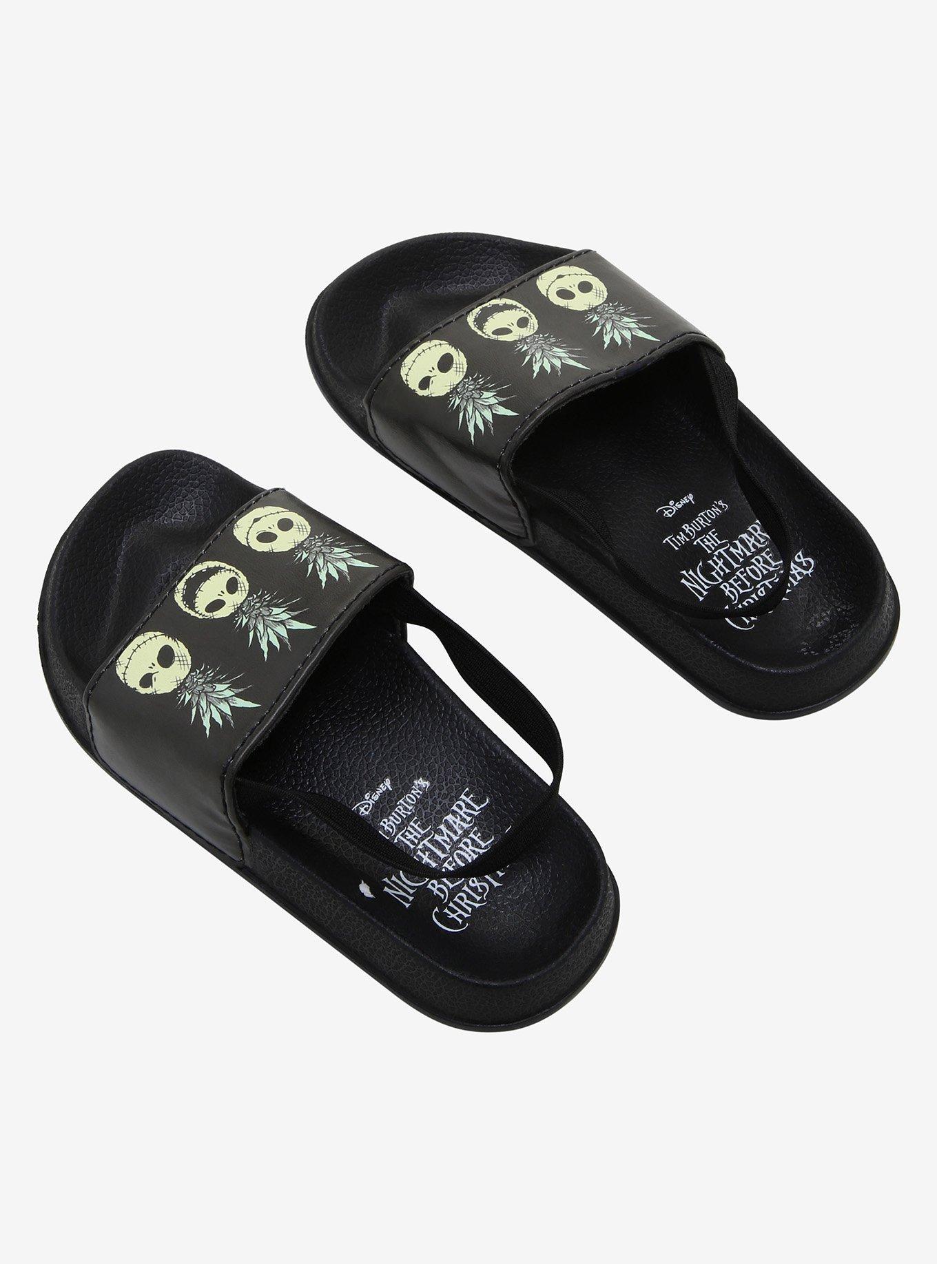 Disney The Nightmare Before Christmas Summer Pineapple Jack Toddler Slides, YELLOW, alternate