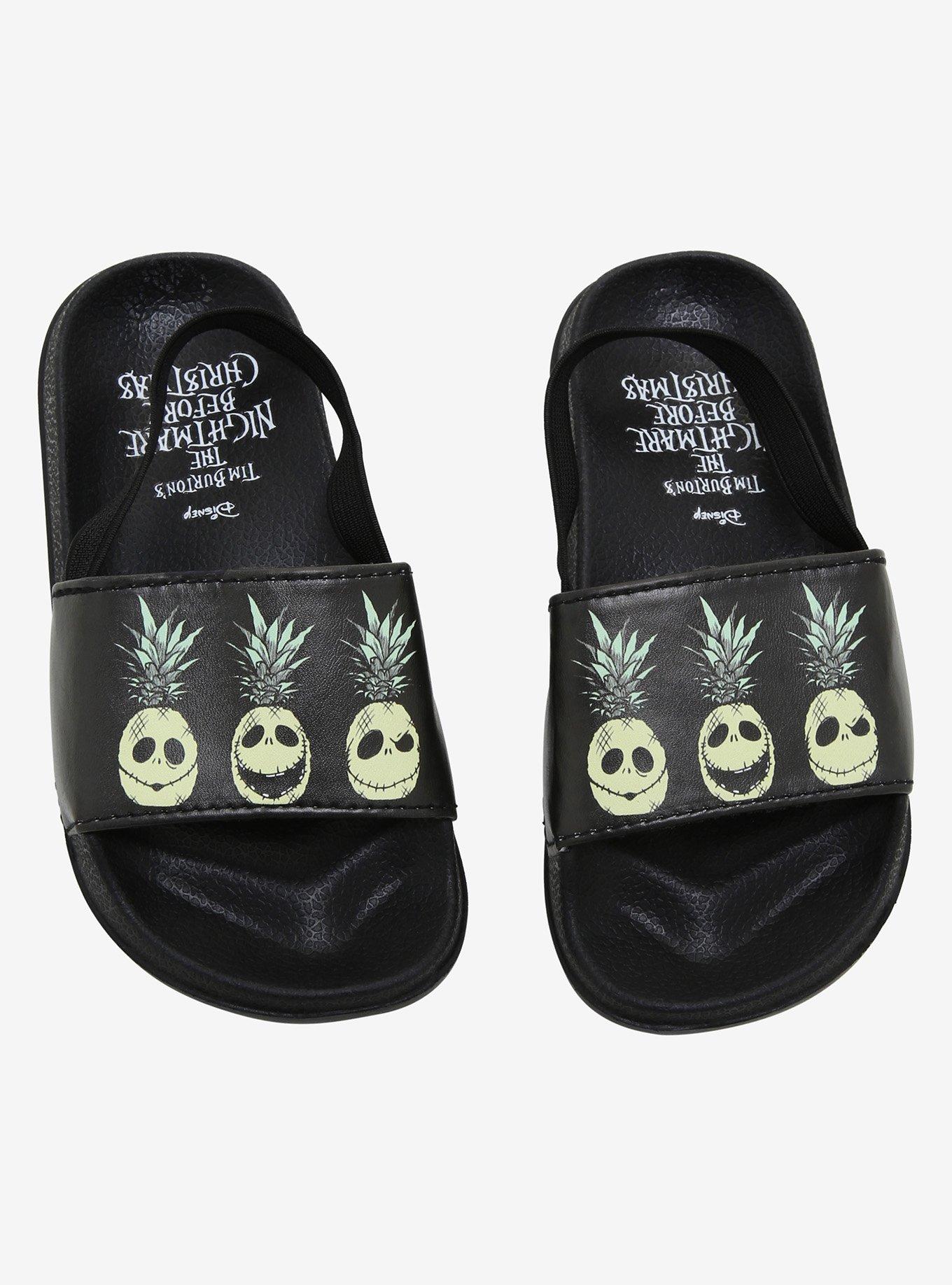 Disney The Nightmare Before Christmas Summer Pineapple Jack Toddler Slides, YELLOW, alternate