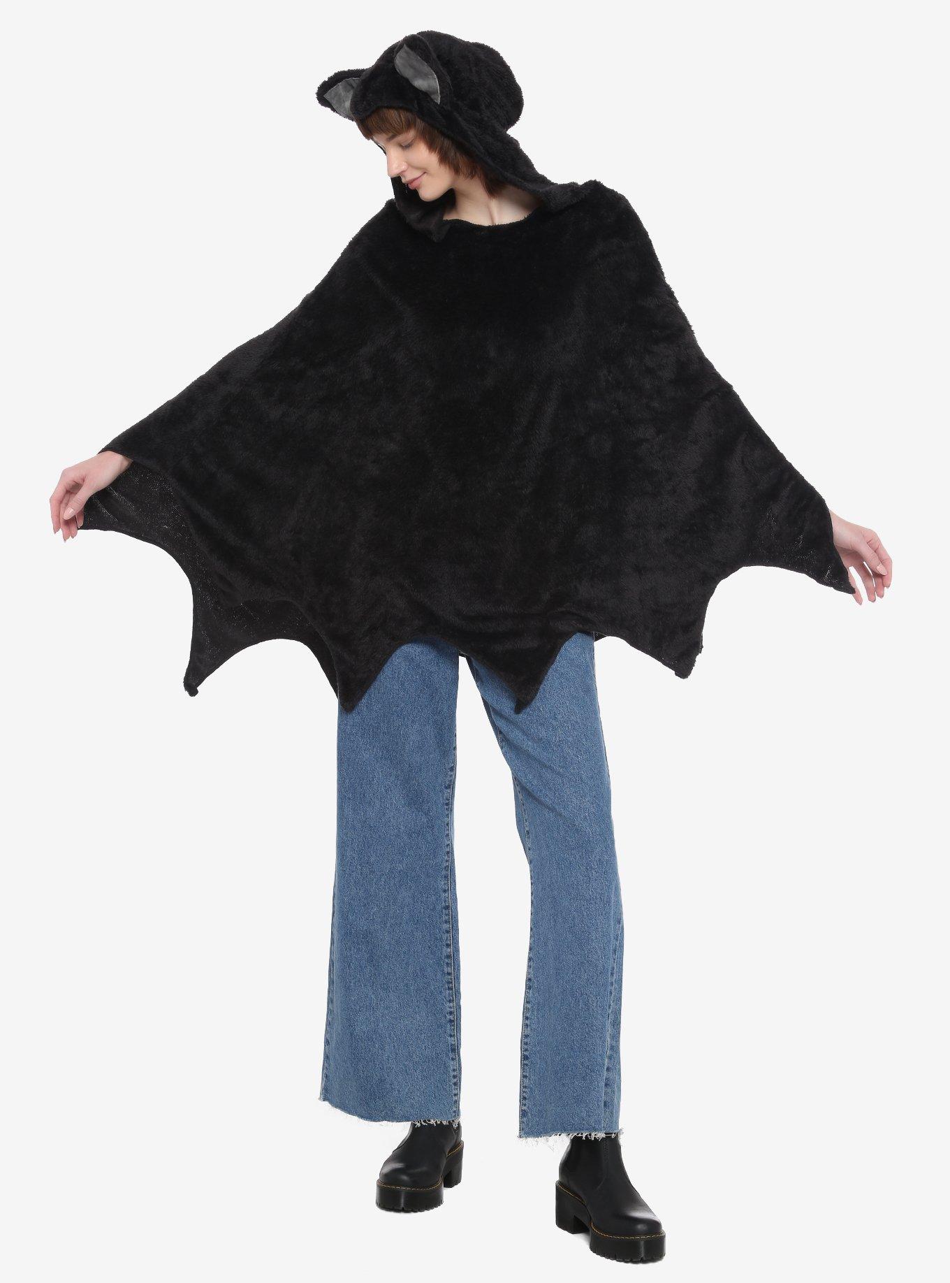 Bat Poncho Costume, , alternate