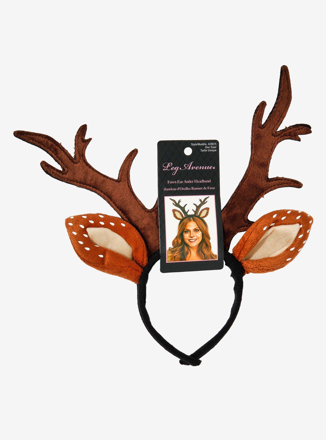 Plush Fawn Headband, , alternate