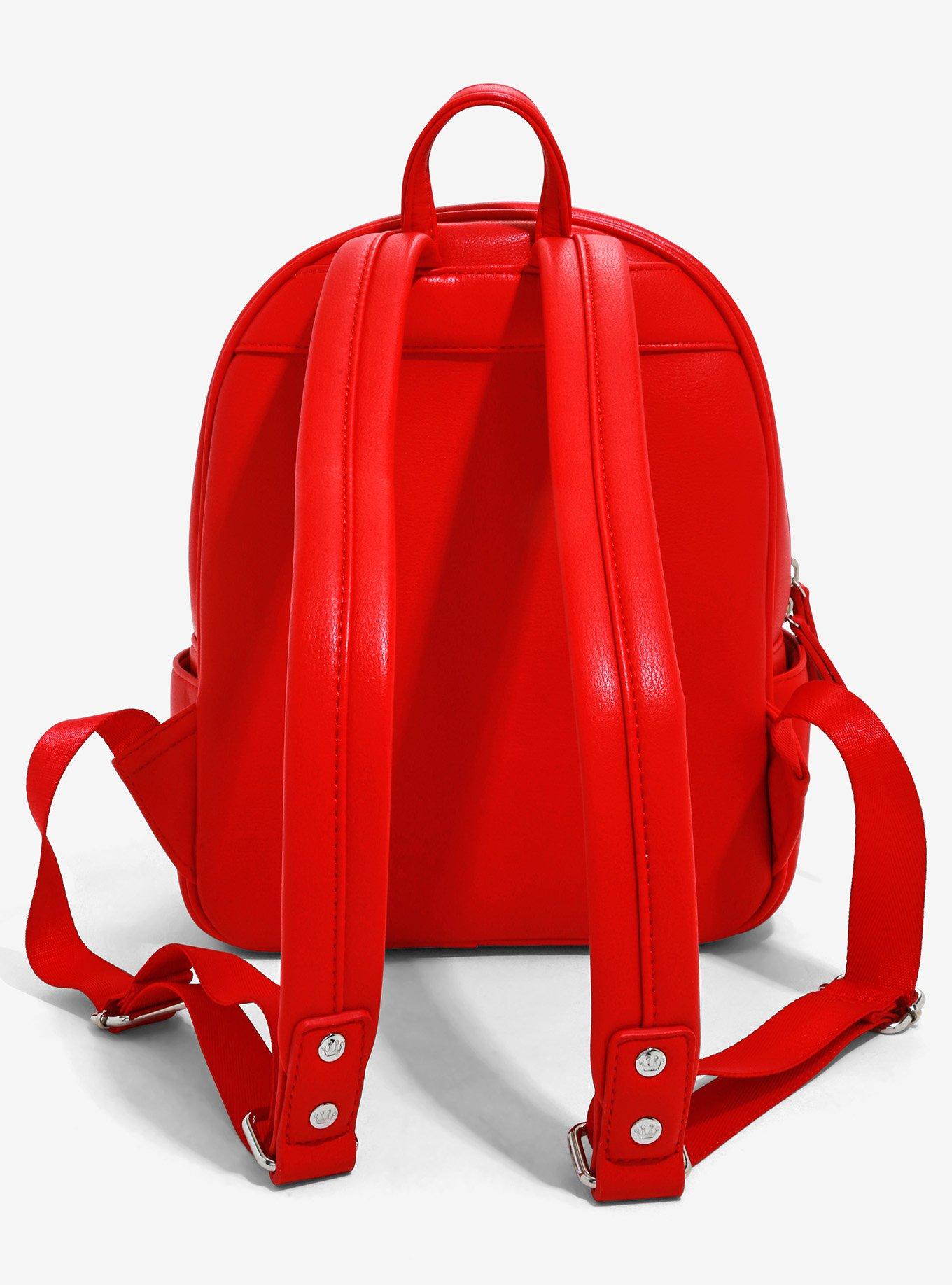 Loungefly Pin Trader Red Mini Backpack, , alternate