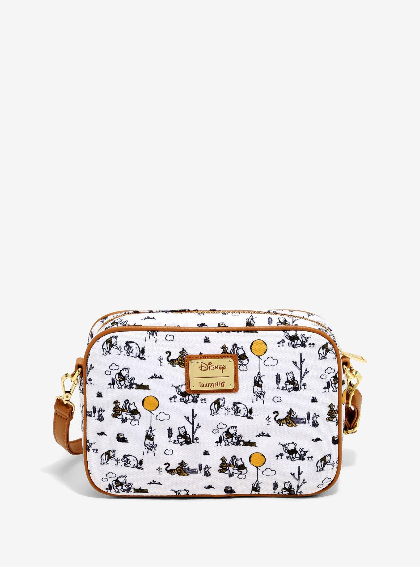 Loungefly Disney Winnie The Pooh Line Art Crossbody Bag, , alternate