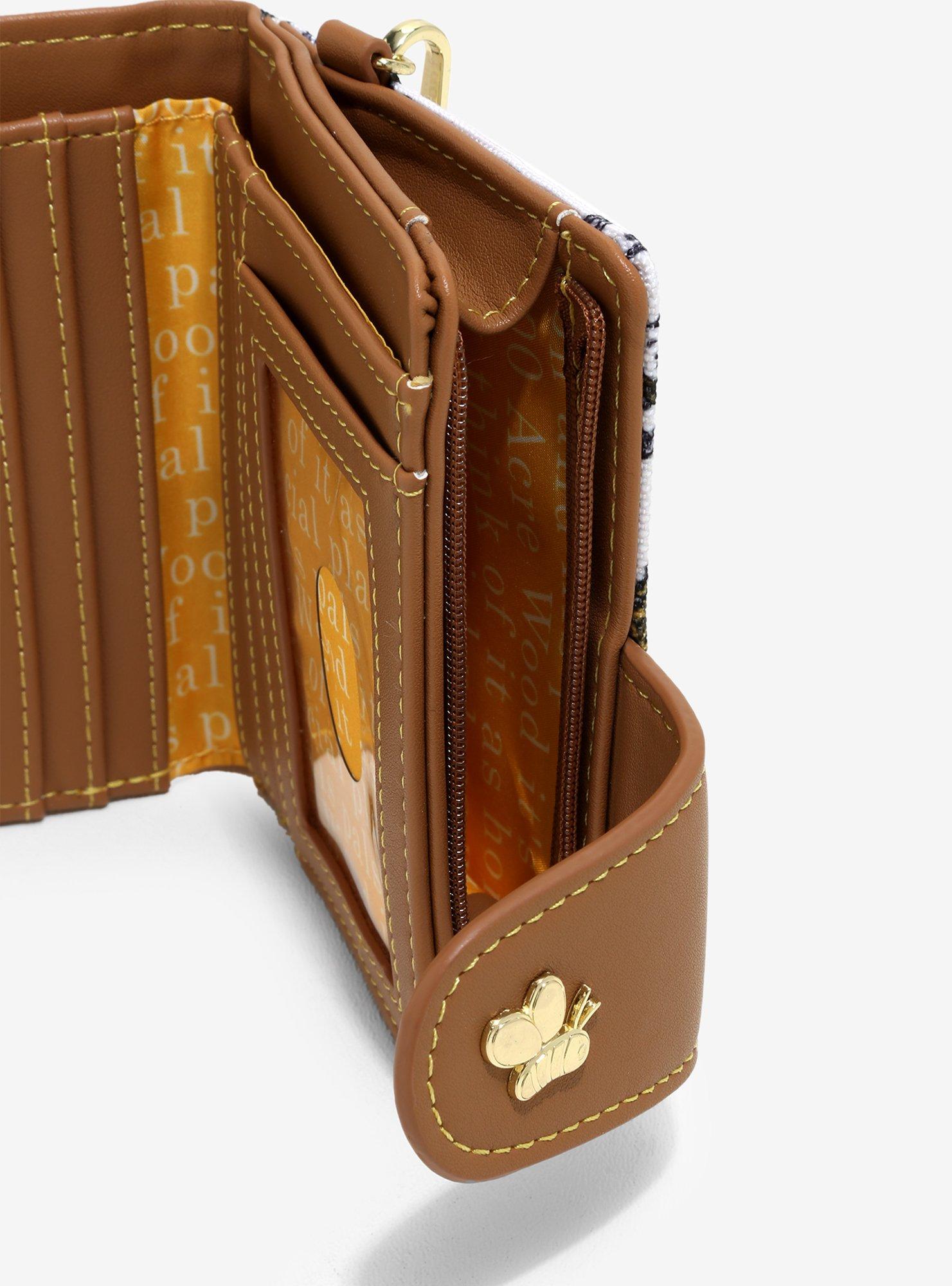 Loungefly Disney Winnie The Pooh Line Art Flap Wallet, , alternate