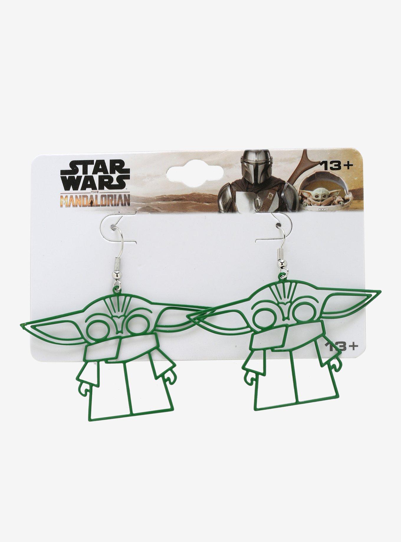 Star Wars The Mandalorian The Child Line Art Earrings, , alternate