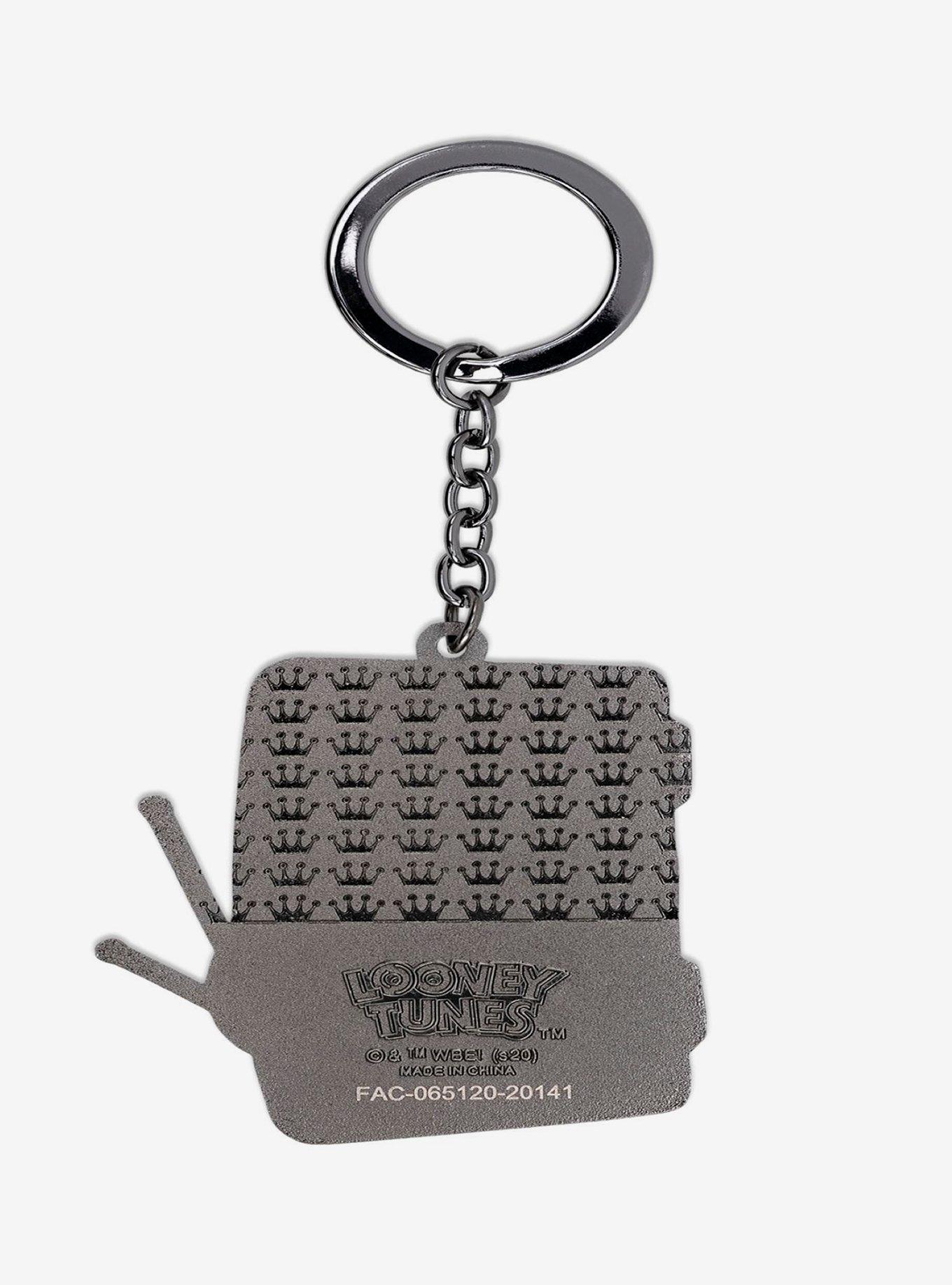 Loungefly Looney Tunes TV Set Lentincular Key Chain, , alternate