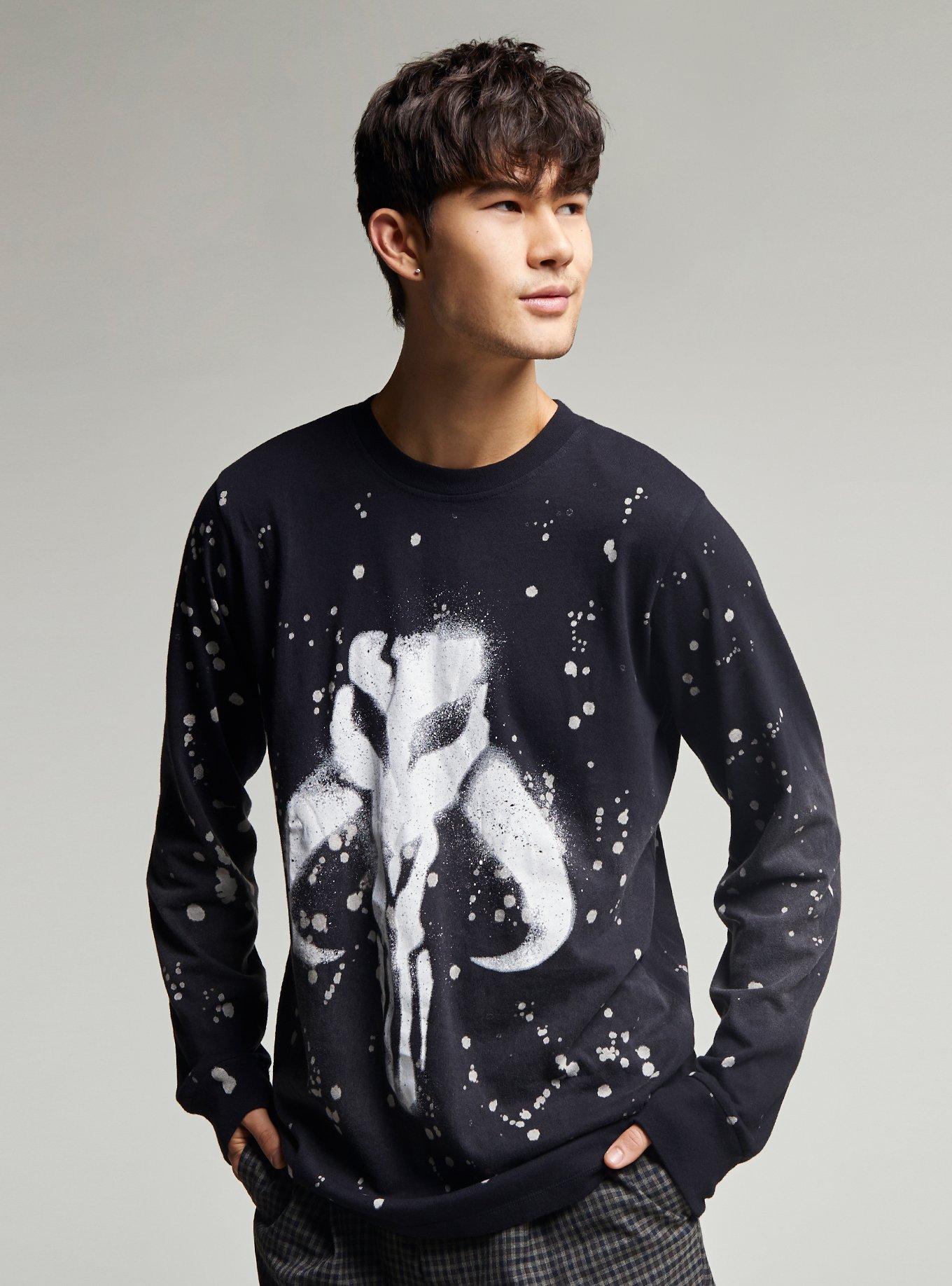 Our Universe Star Wars The Mandalorian Mythosaur Skull Splatter Long-Sleeve T-Shirt, MULTI, alternate