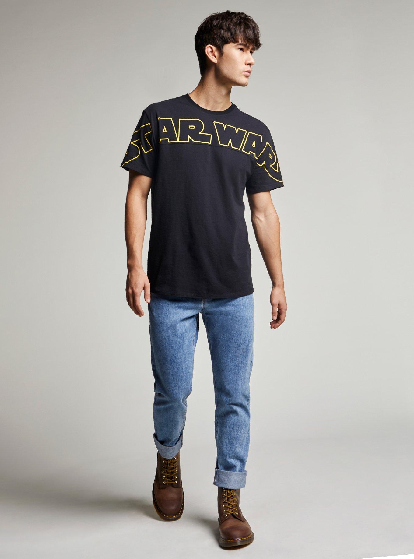 Our Universe Star Wars Logo Drop Shoulder T-Shirt, MULTI, alternate