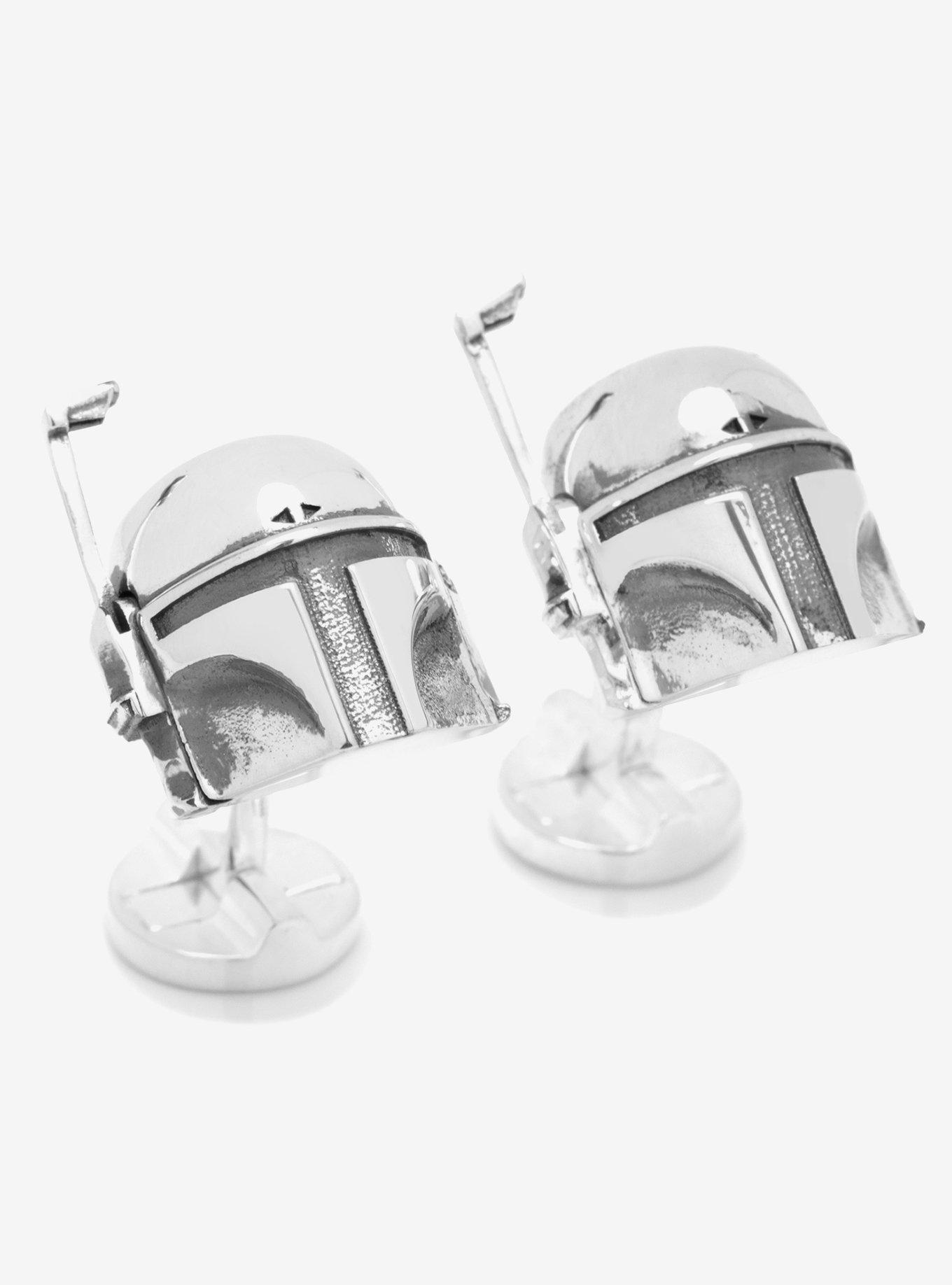 Star Wars 3D Boba Fett Cufflinks, , hi-res