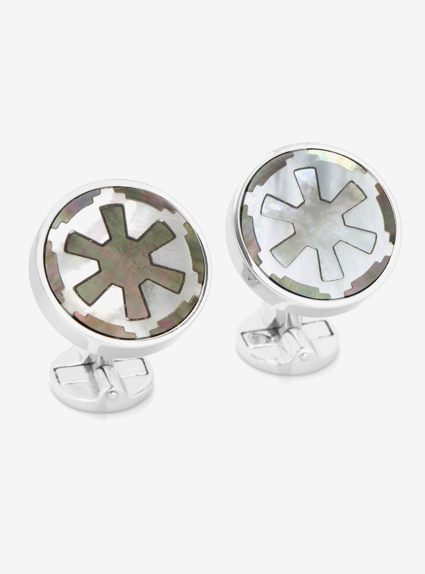 Star Wars Sterling Imperial Mother Of Pearl Cufflinks, , alternate