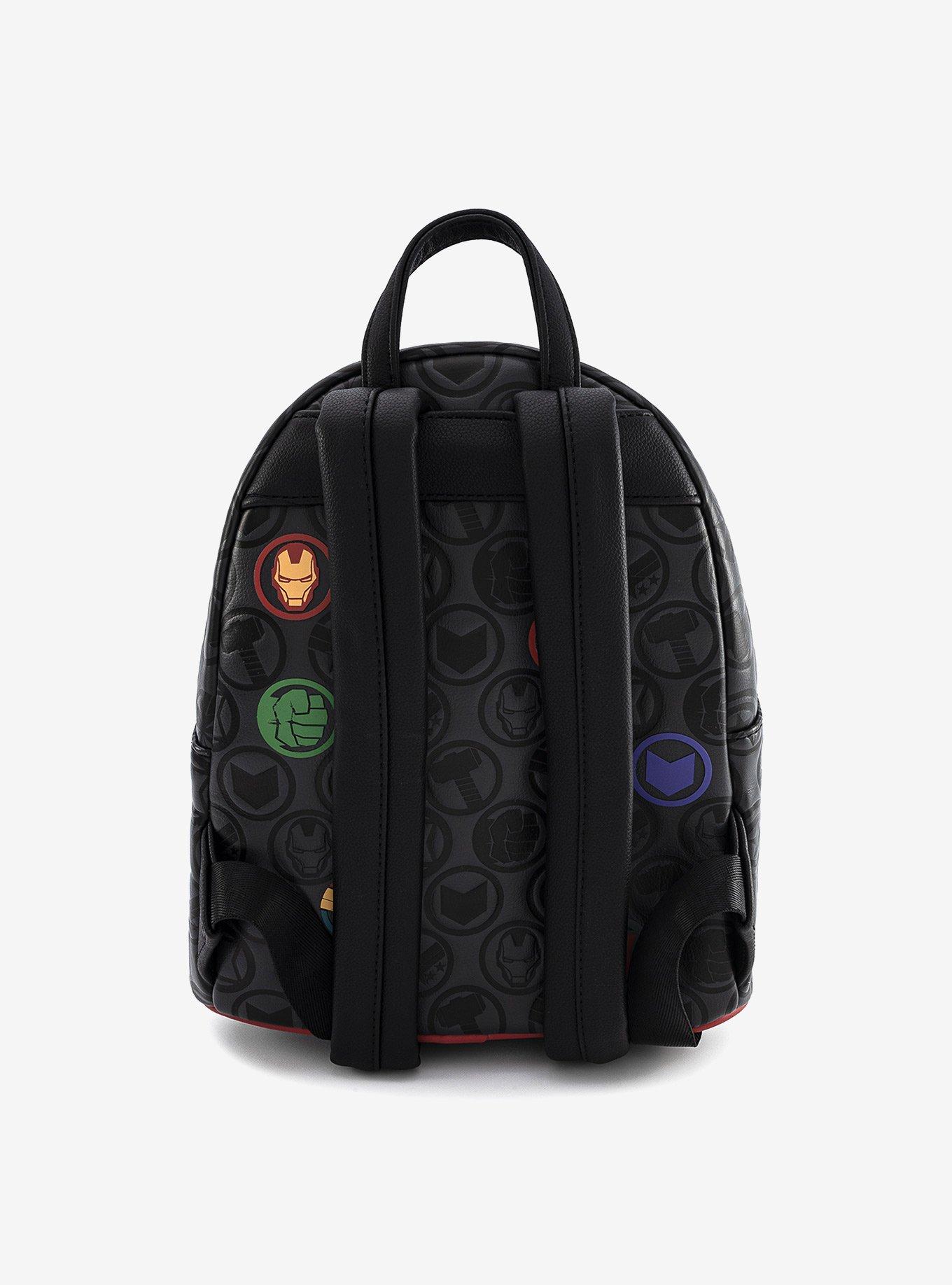 Loungefly Marvel Hero Icons Mini Backpack, , alternate