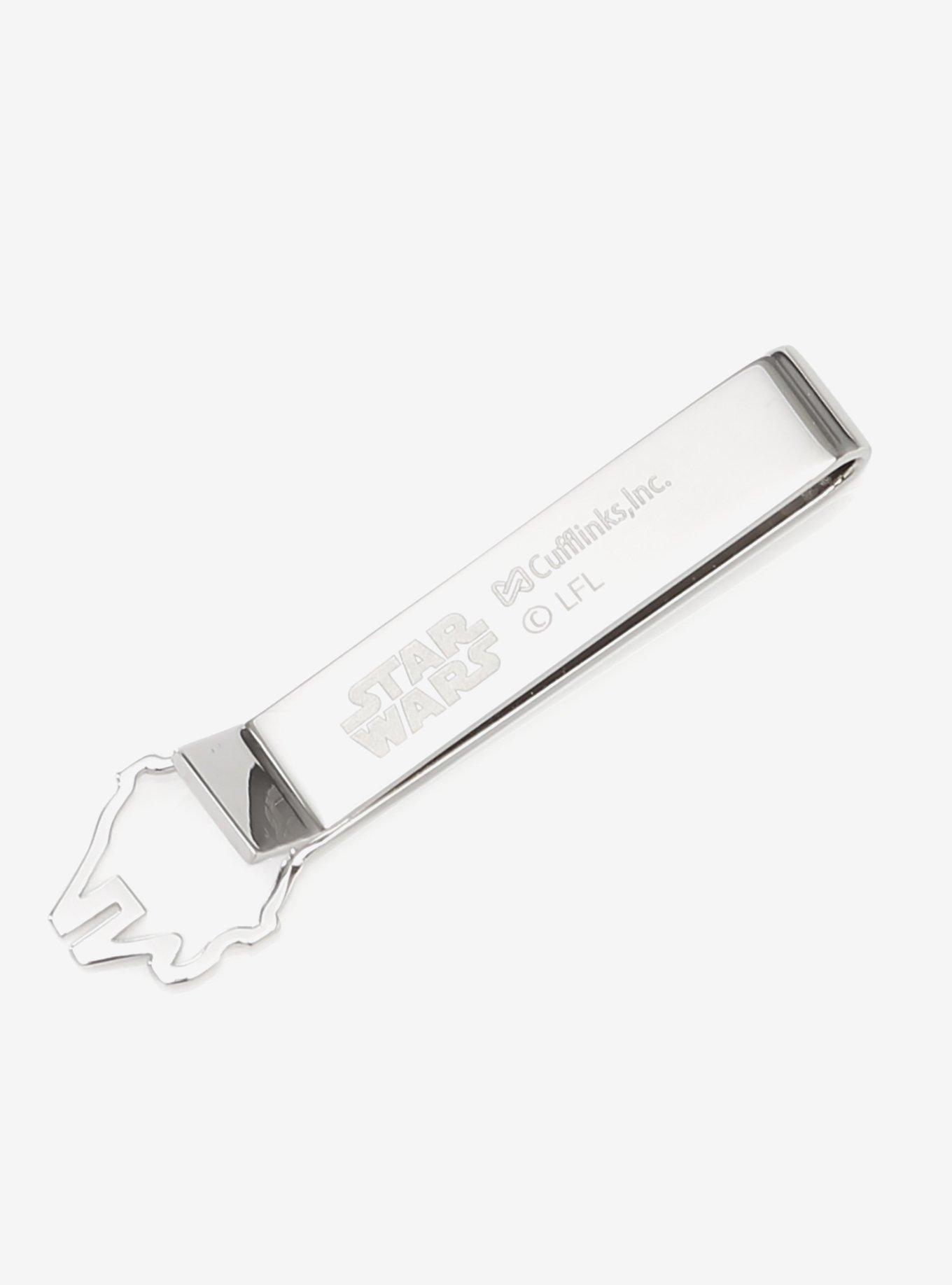 Star Wars Millennium Falcon Sterling Silver Cutout Tie Bar, , hi-res