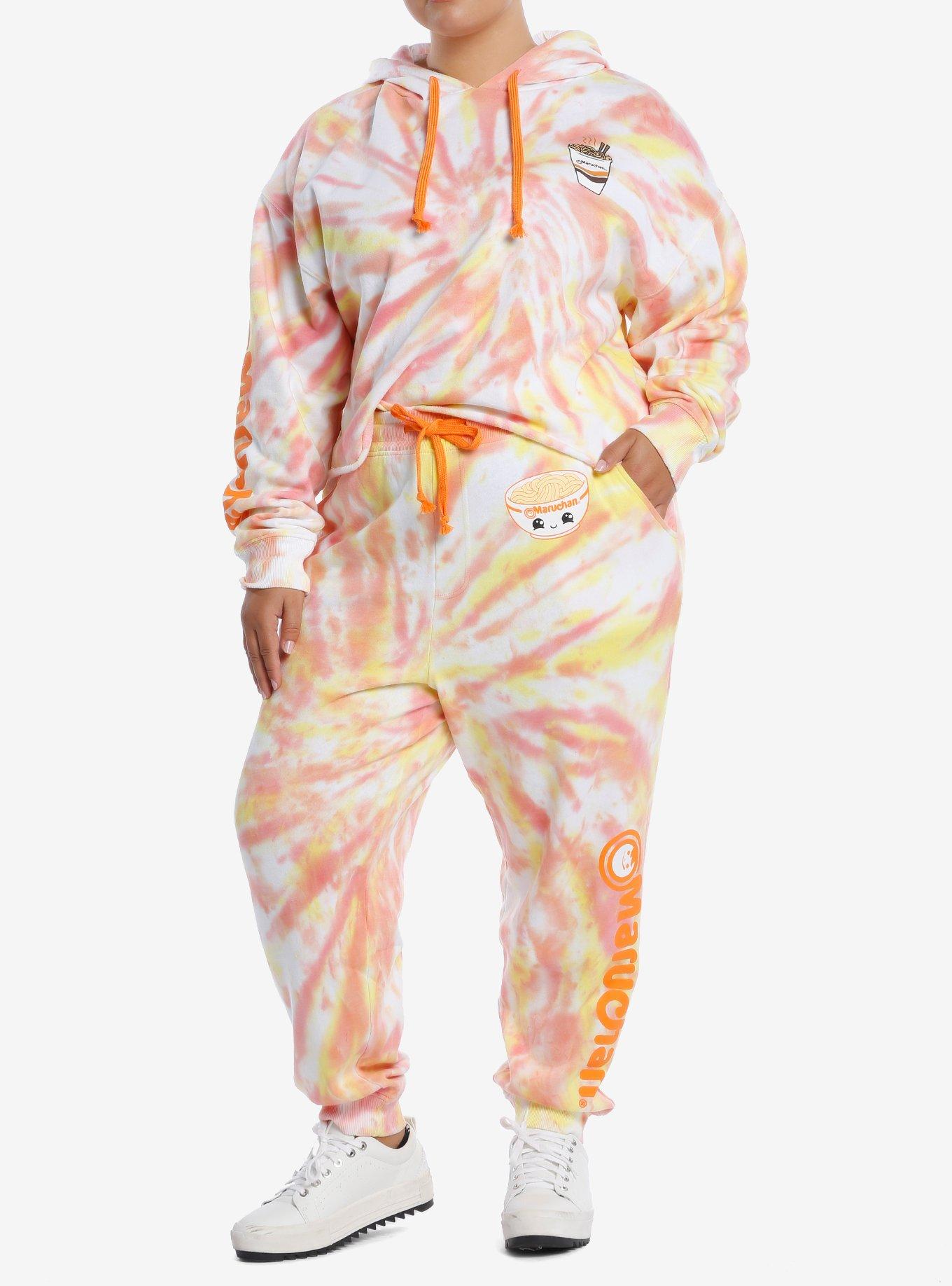 Maruchan Tie-Dye Girls Sweatpants Plus Size, TIE DYE, alternate