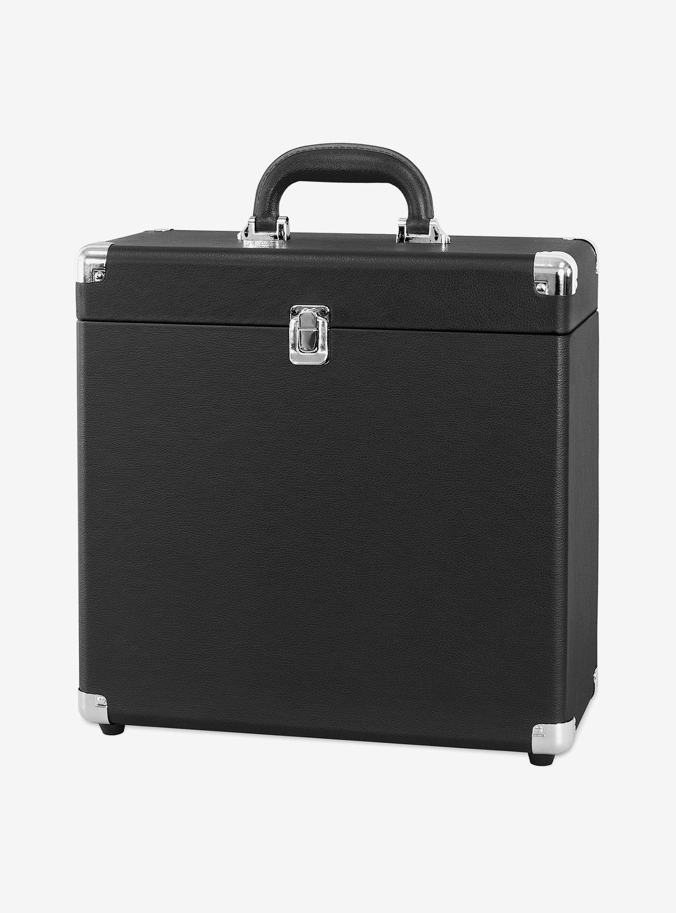 Victrola Storage Case For Vinyl Turntable Records - Black, , alternate