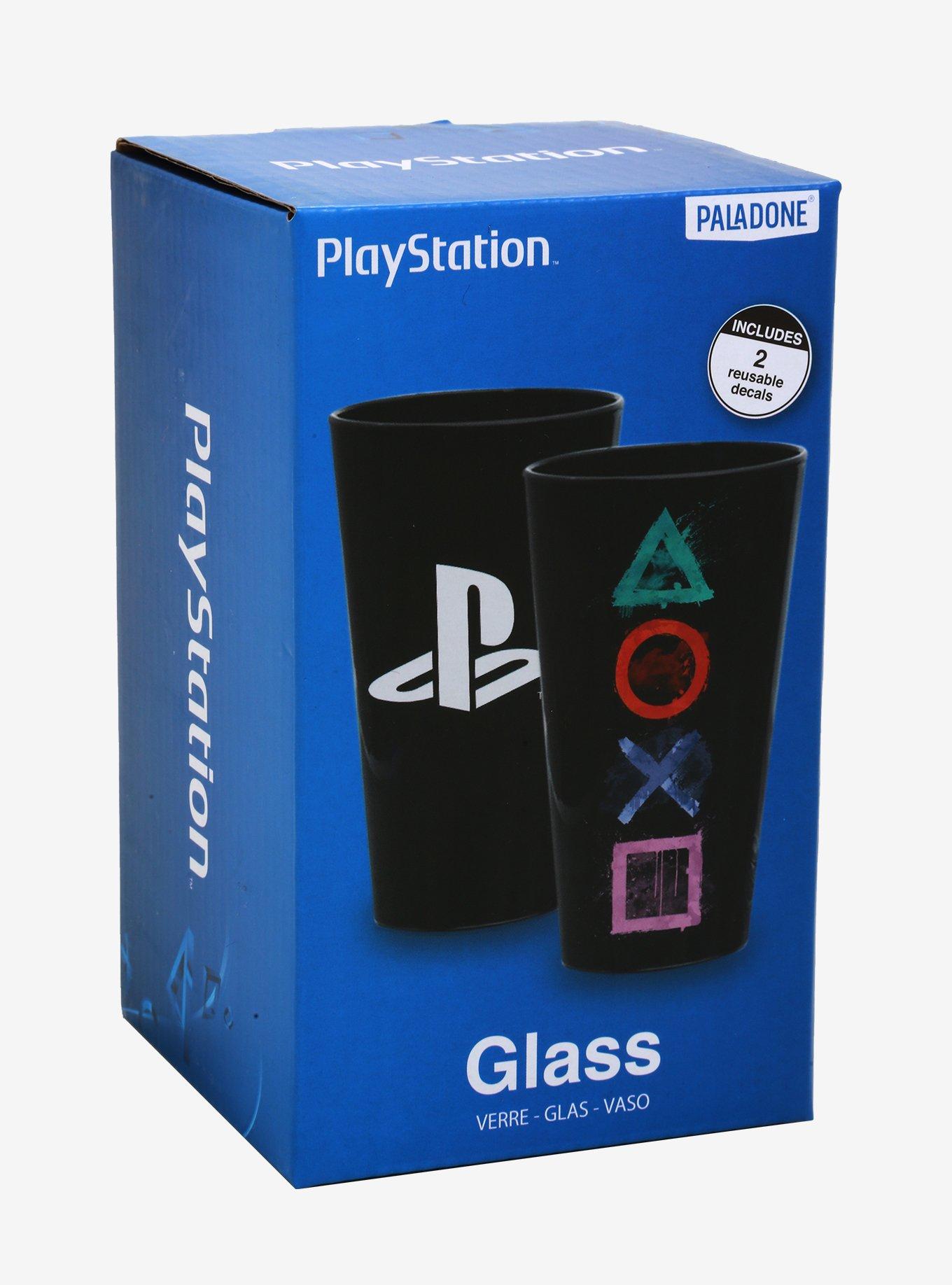 PlayStation Logo Pint Glass With Decals, , alternate - view 3
