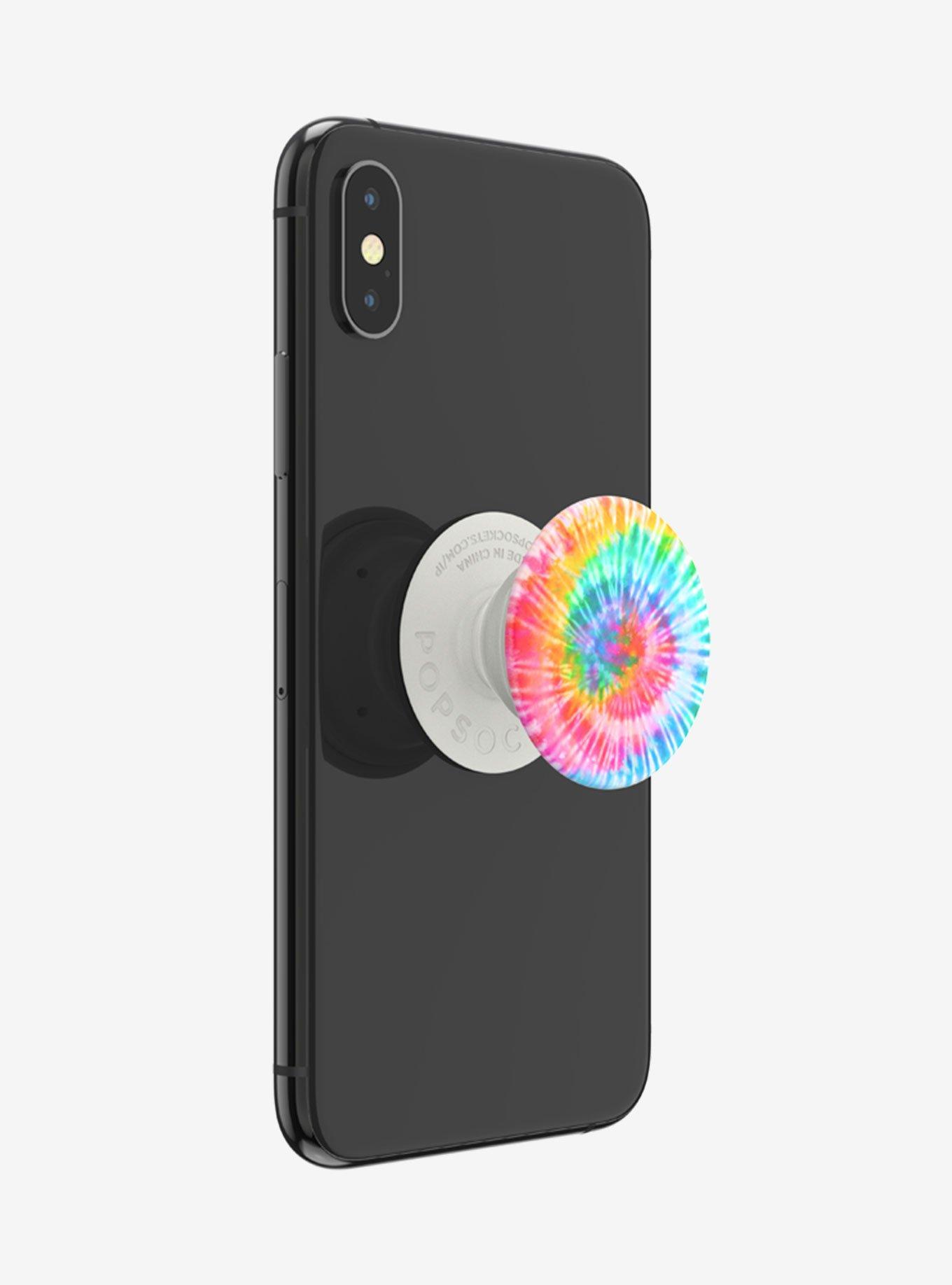 PopSockets Rainbow Tie-Dye Phone Grip & Stand, , alternate