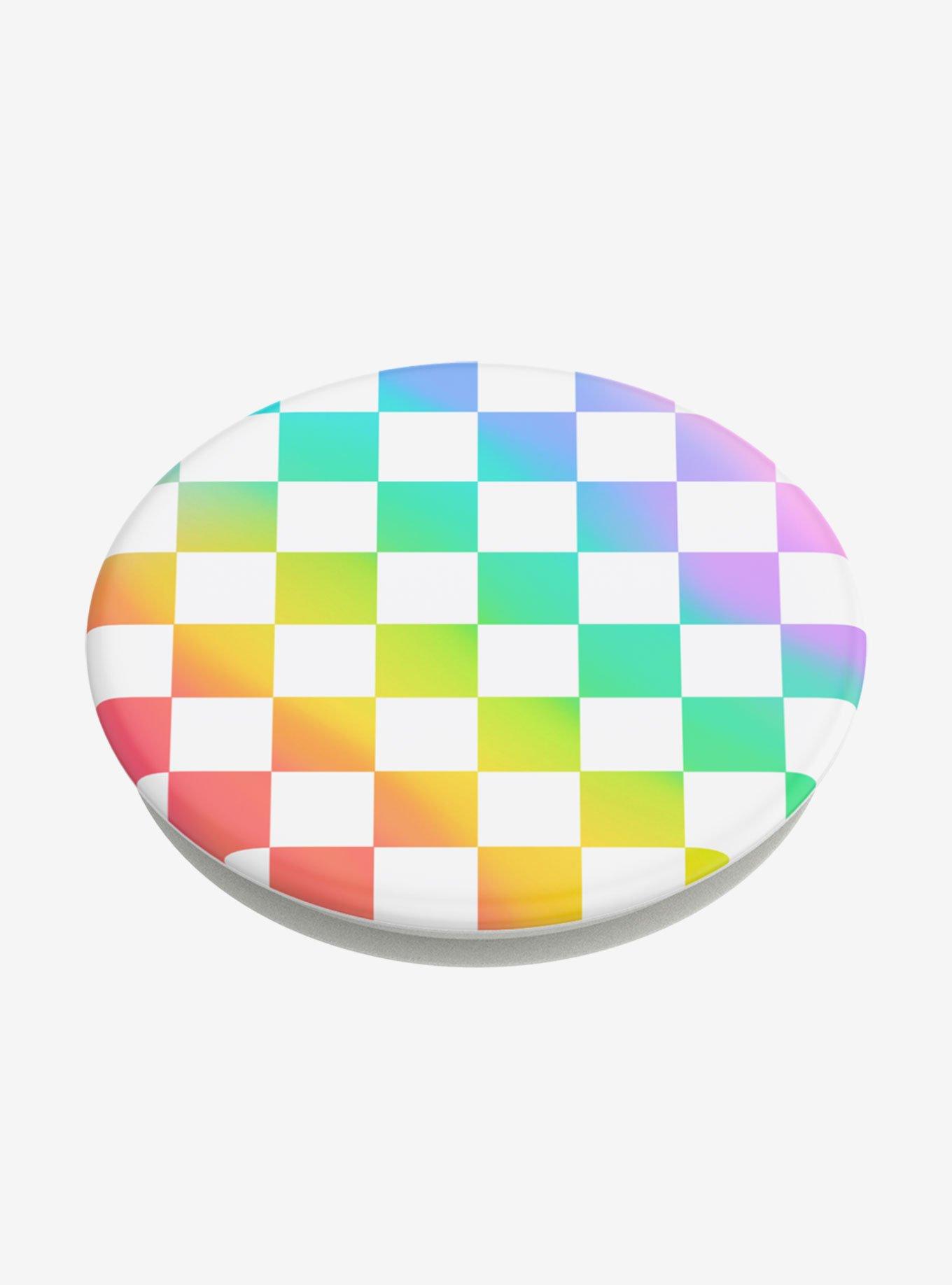 PopSockets Rainbow Checker Phone Grip & Stand, , alternate