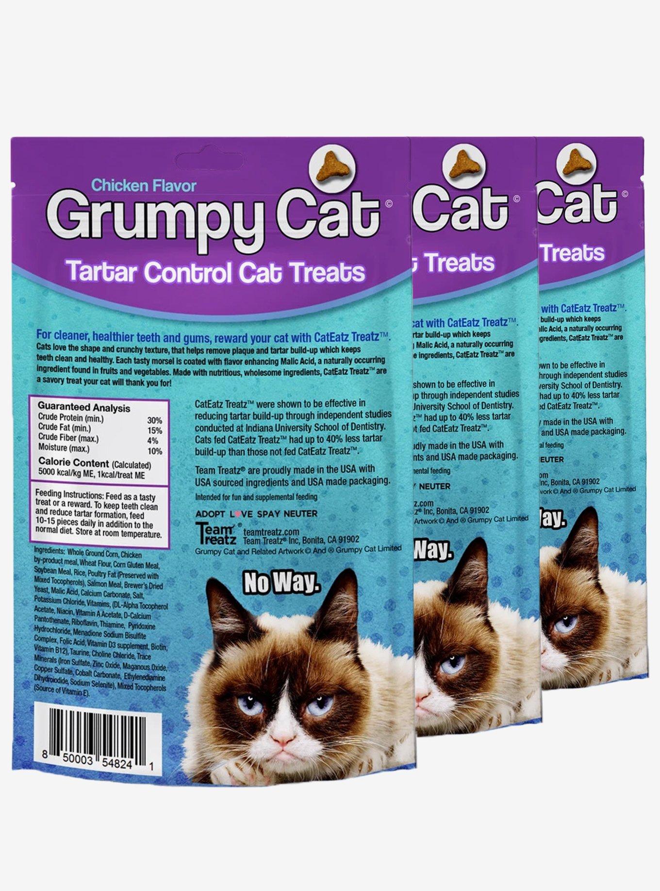Grumpy Cat 3 Pack Tartar Control Cat Treats, , alternate