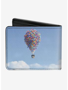 Disney Pixar Up Flying Balloon House Vivid Clouds Bi-fold Wallet, , hi-res