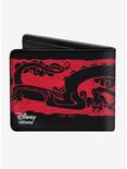 Disney Mulan Dragon Bifold Wallet, , alternate