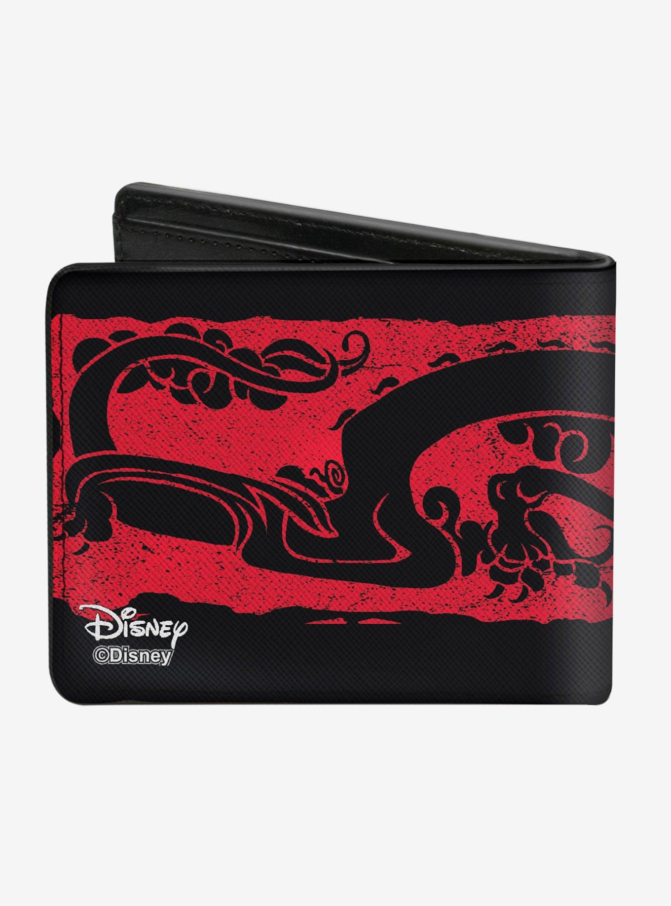 Disney Mulan Dragon Bifold Wallet, , alternate