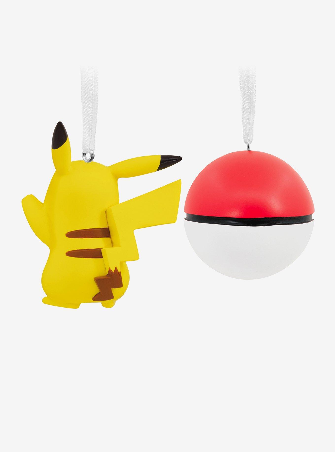 Pokemon Pikachu & Poke Ball Ornament Set, , alternate
