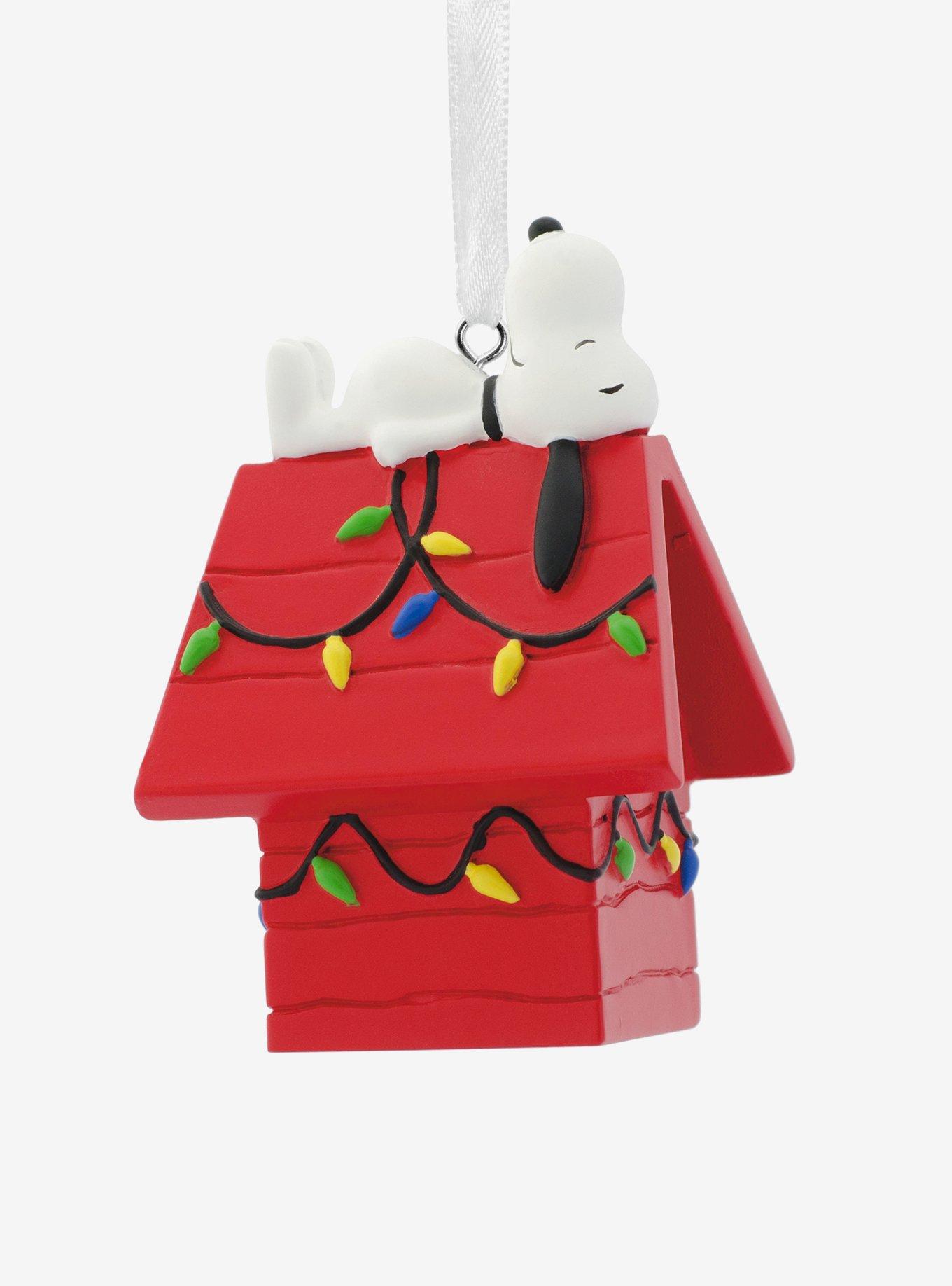 Peanuts Snoopy Doghouse Lights Ornament, , alternate